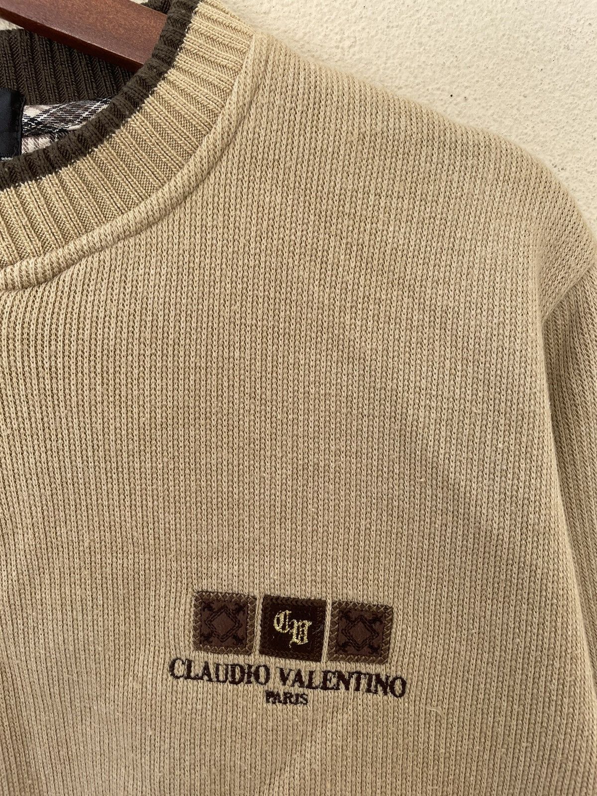 Japanese Brand × Vintage CLAUDIO VALENTINO SWEATSHIRT Size US S / EU 44-46 / 1 - 6 Thumbnail