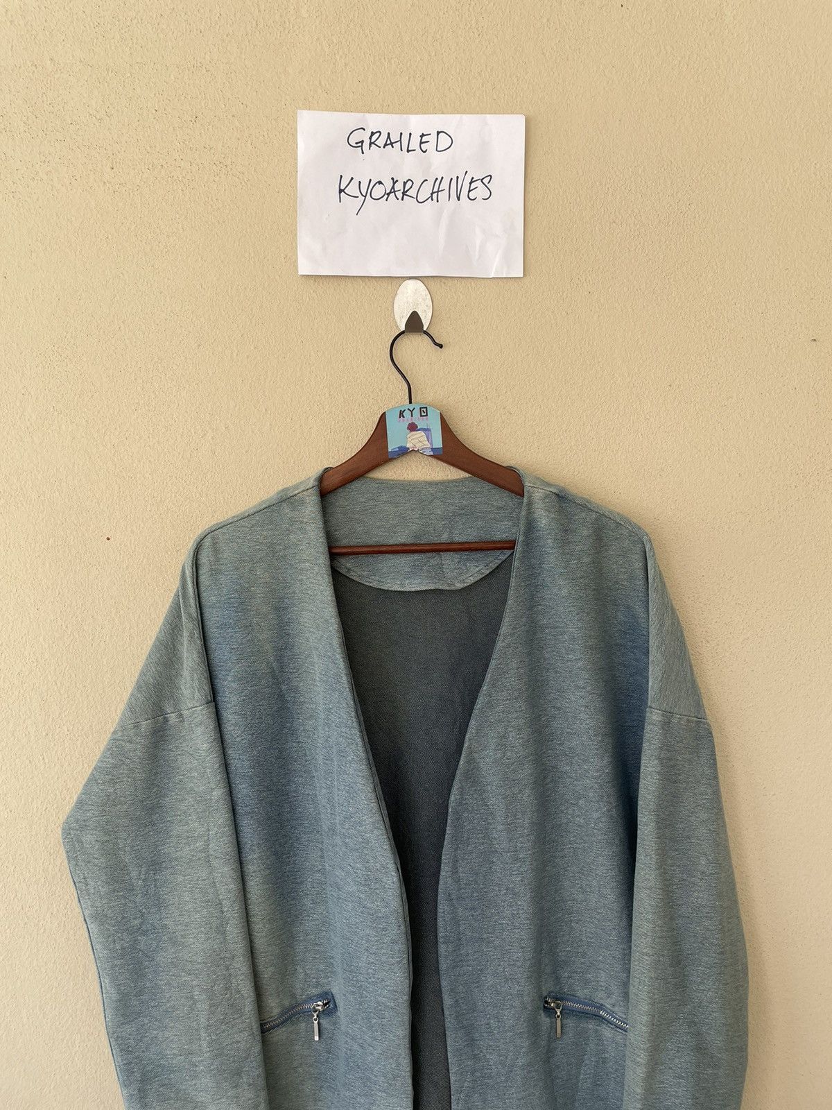 Japanese Brand DENIM CARDIGAN PARKAS Size US L / EU 52-54 / 3 - 3 Thumbnail