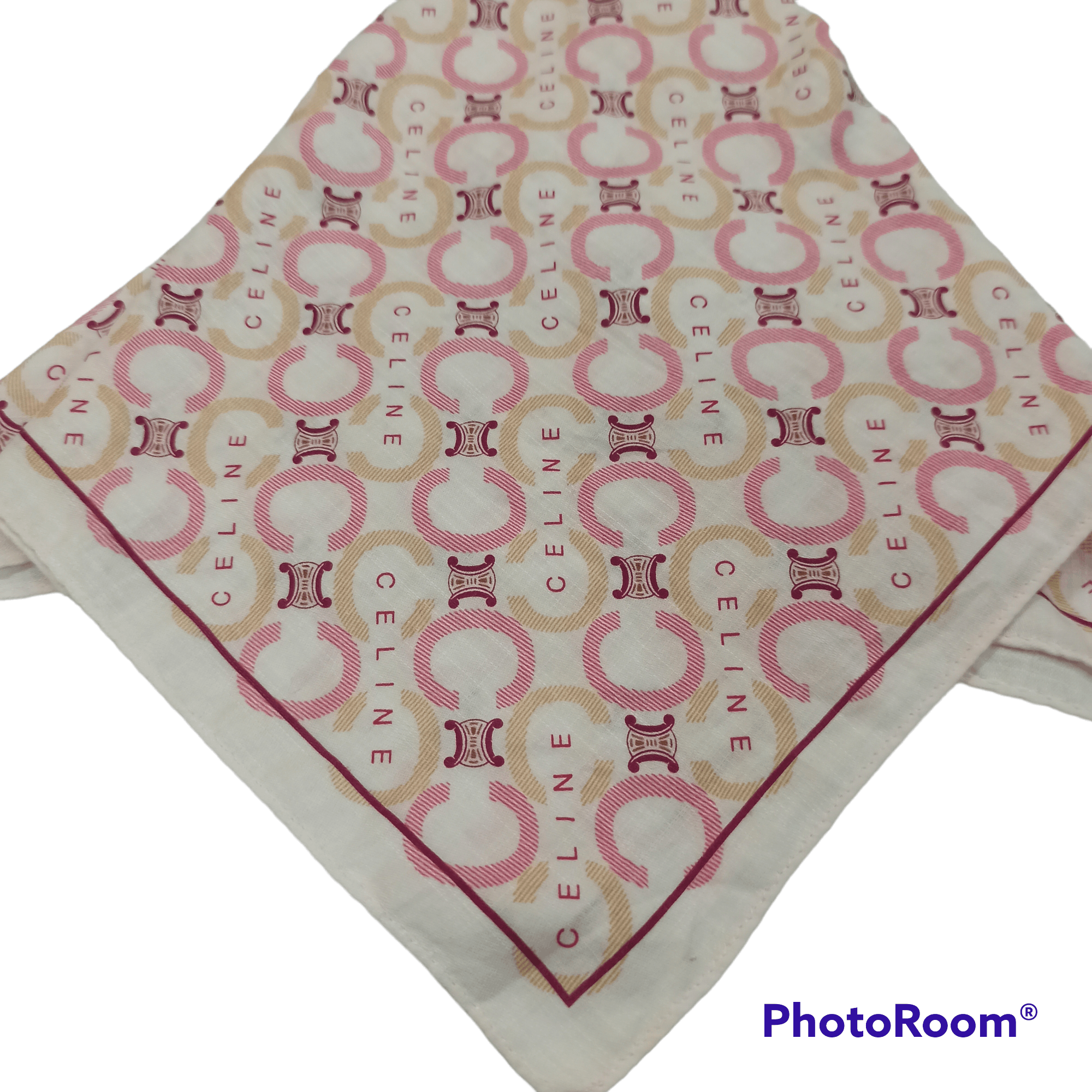 Celine Celine Handkerchief Monogram Logo Size ONE SIZE - 1 Thumbnail