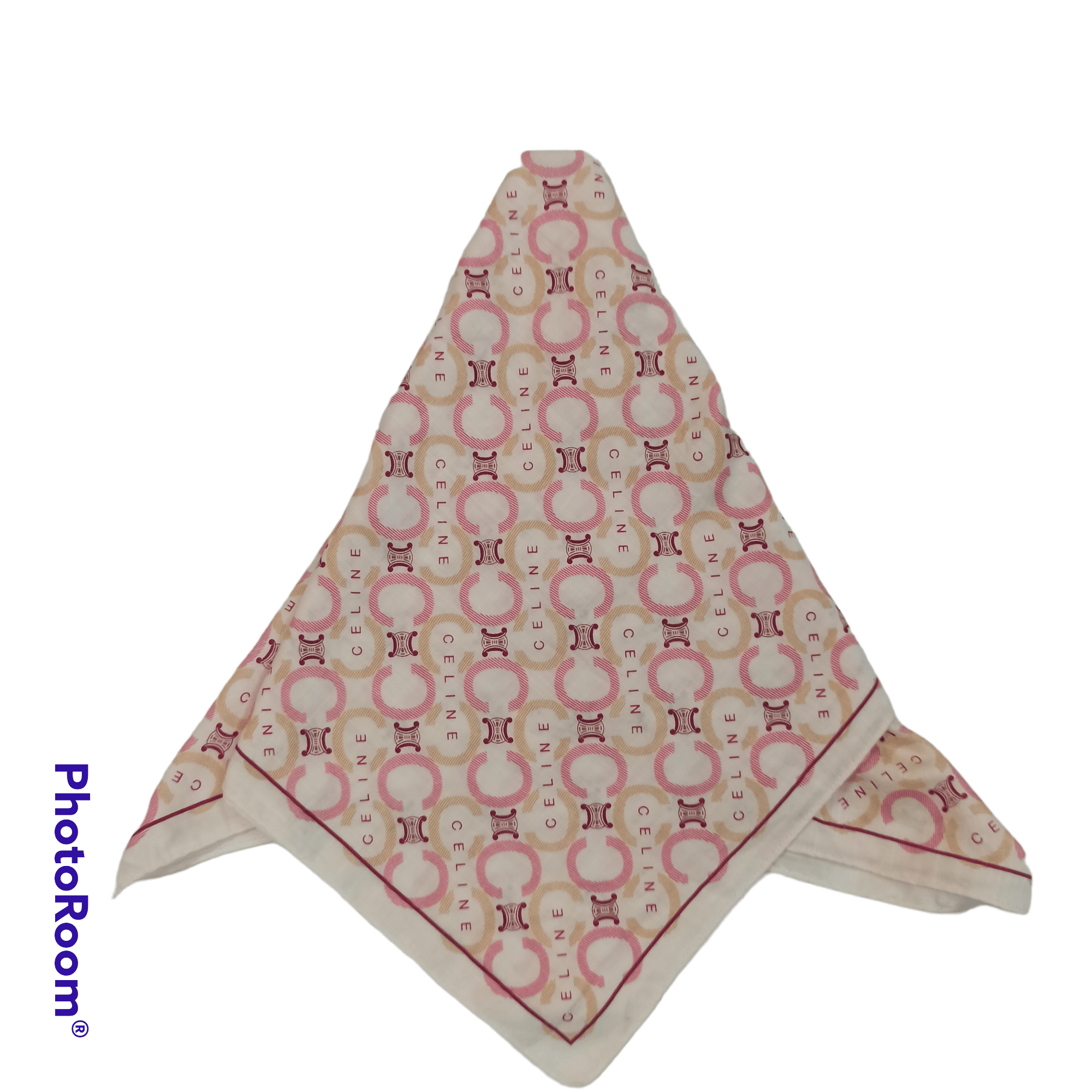 Celine Celine Handkerchief Monogram Logo Size ONE SIZE - 2 Thumbnail