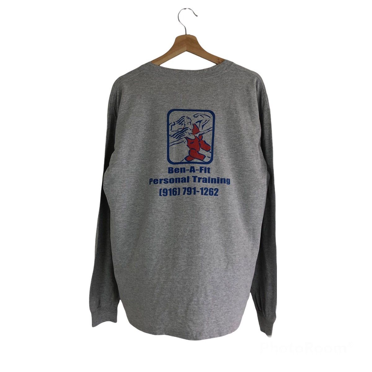 Vintage VINTAGE 90's SWEATSHIRT BIG LOGO RARE DESIGN Size US L / EU 52-54 / 3 - 1 Thumbnail