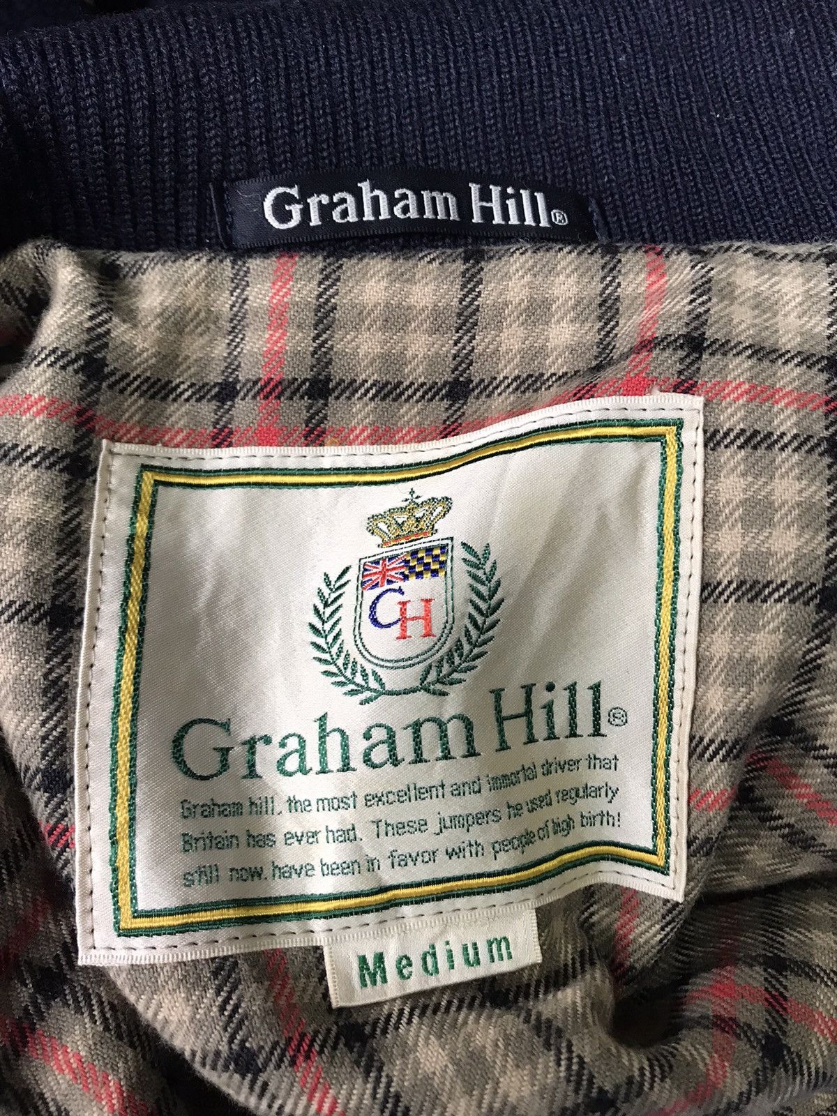 Japanese Brand Graham Hill Wool Style Jacket Size US L / EU 52-54 / 3 - 12 Thumbnail