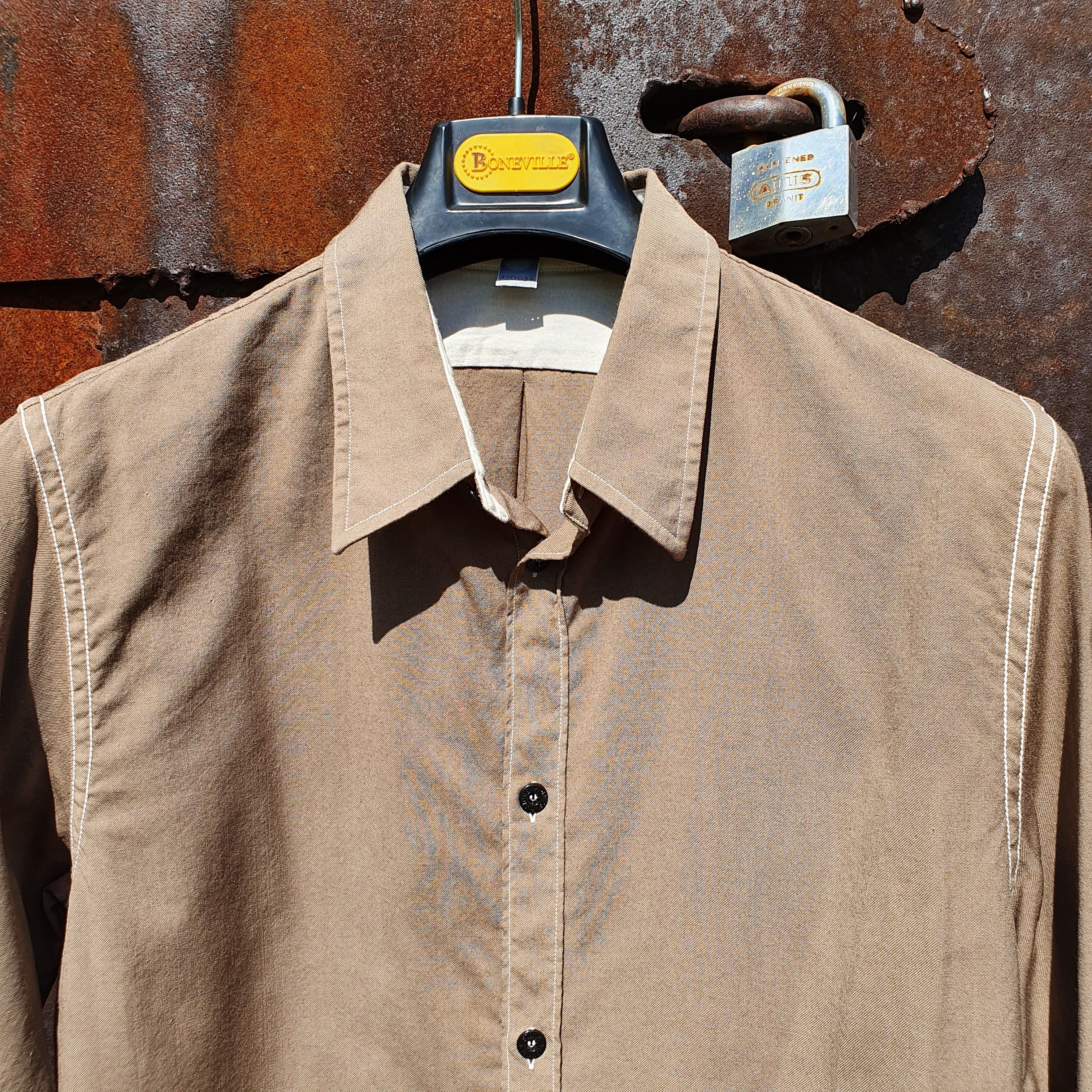Stone Island × Vintage Vintage Wool Stone Island Rare Size Shirt Size US XL / EU 56 / 4 - 1 Thumbnail
