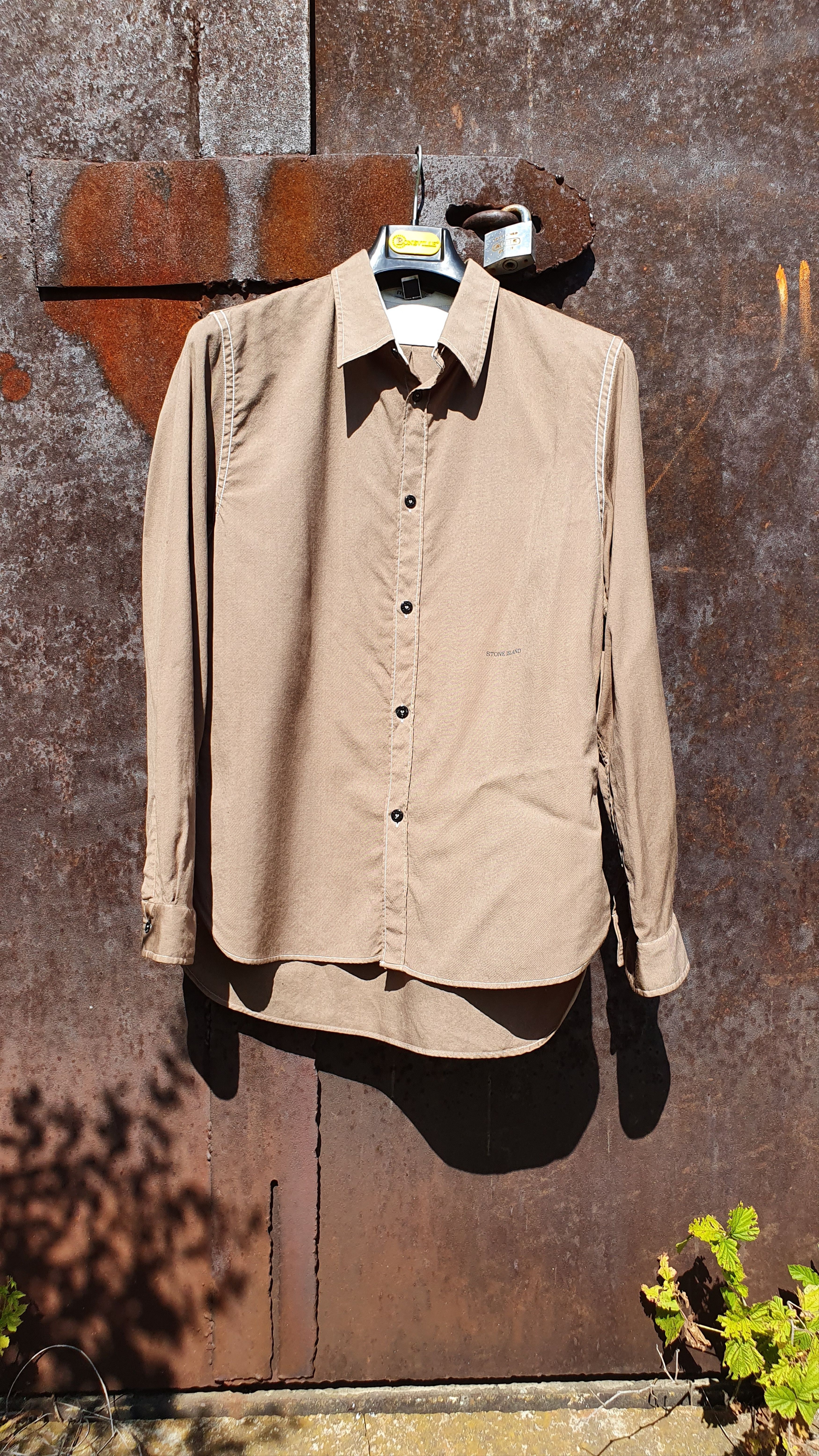 Stone Island × Vintage Vintage Wool Stone Island Rare Size Shirt Size US XL / EU 56 / 4 - 11 Thumbnail