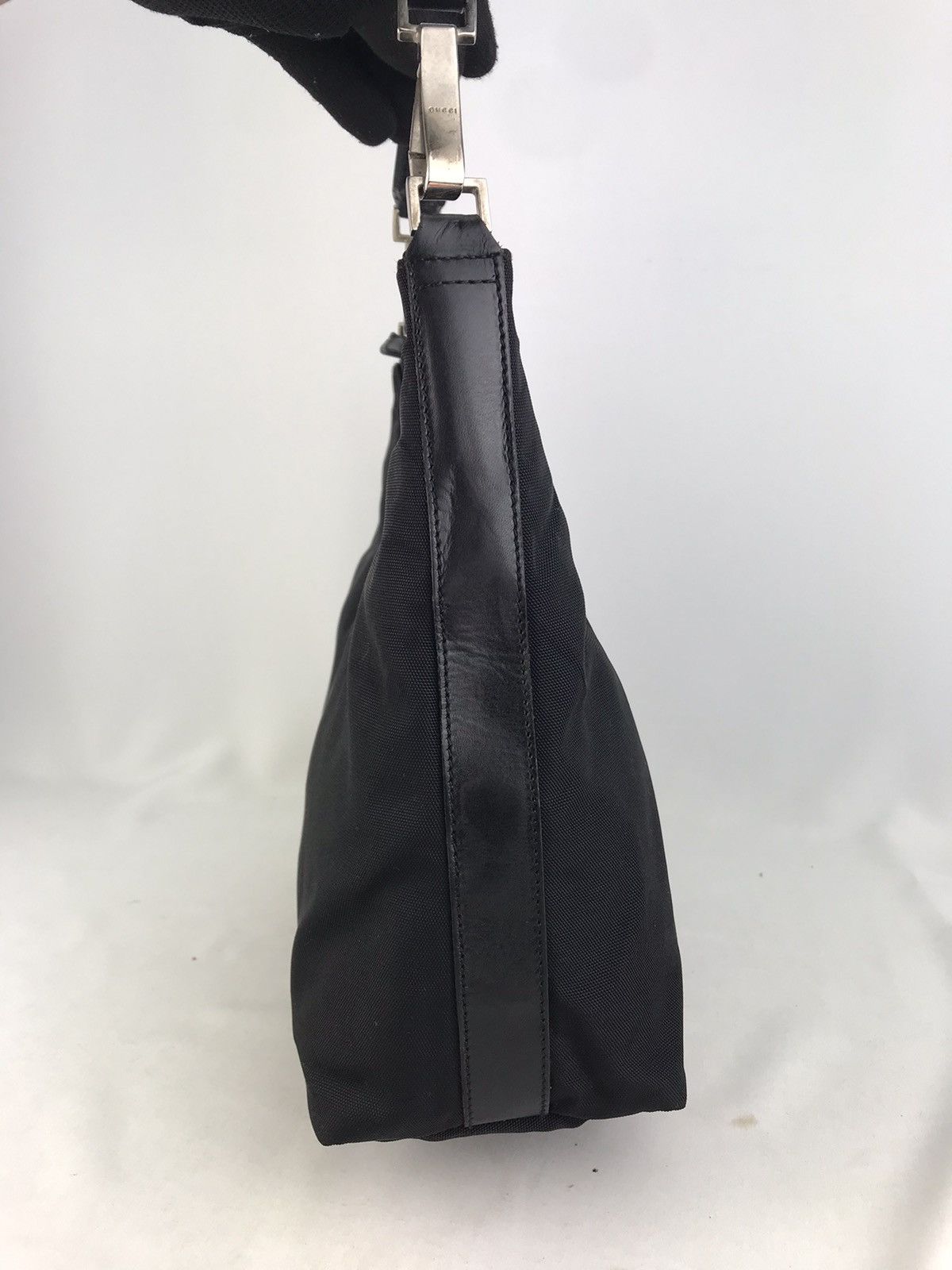 Gucci 🔥Rare🔥Authentic Gucci Black Hobo Shoulderbag Size ONE SIZE - 5 Thumbnail