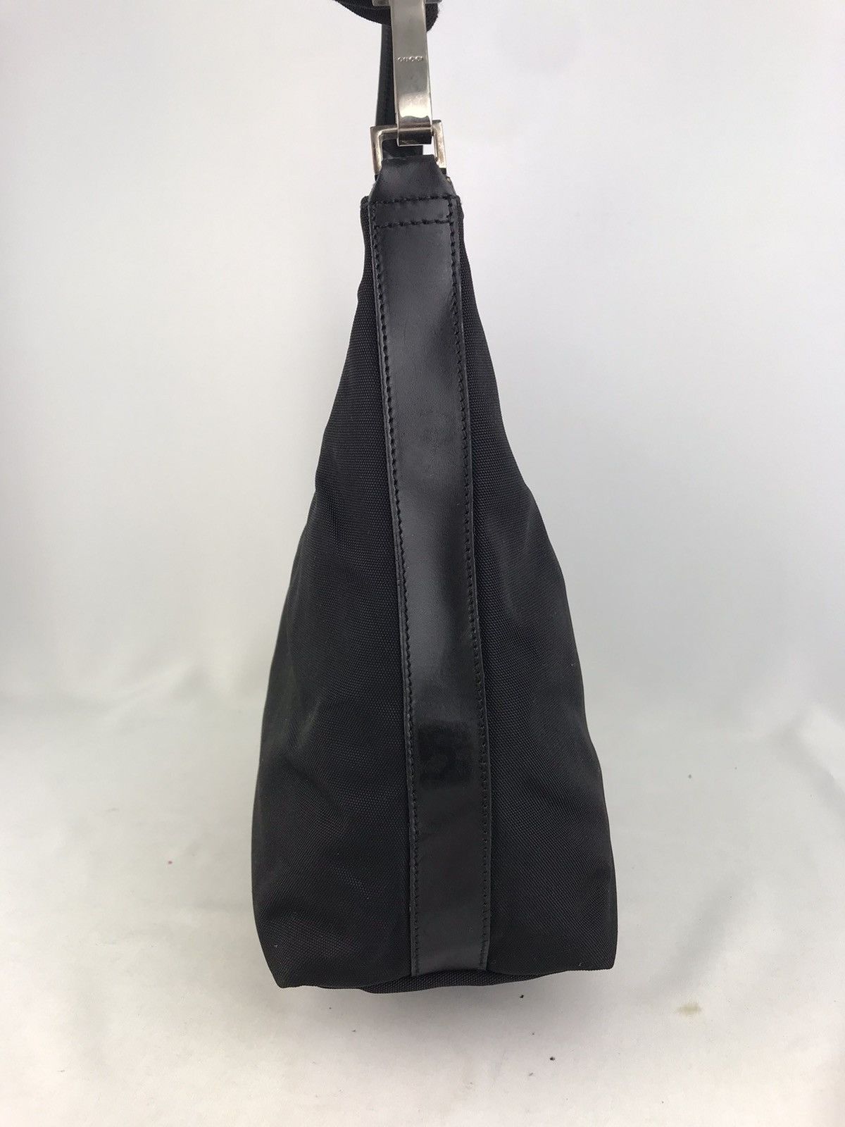 Gucci 🔥Rare🔥Authentic Gucci Black Hobo Shoulderbag Size ONE SIZE - 4 Thumbnail