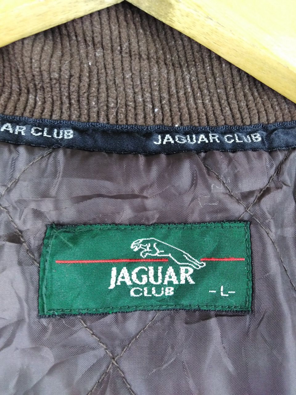 Vintage JAGUAR CLUB ZIPPER GREEN JACKET Size US L / EU 52-54 / 3 - 5 Thumbnail