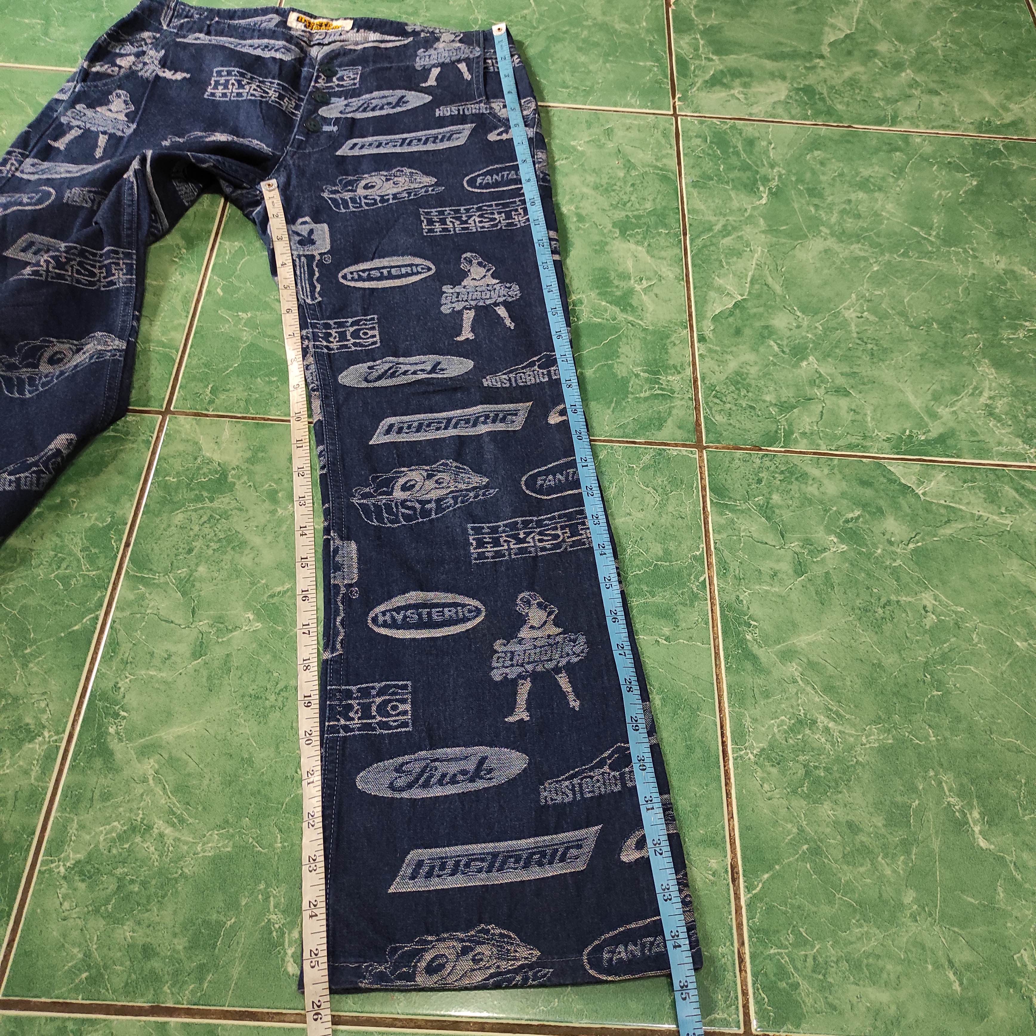 Hysteric Glamour Rare Hysteric Glamour Full Distressed Denim Pants Size US 28 / EU 44 - 25 Thumbnail