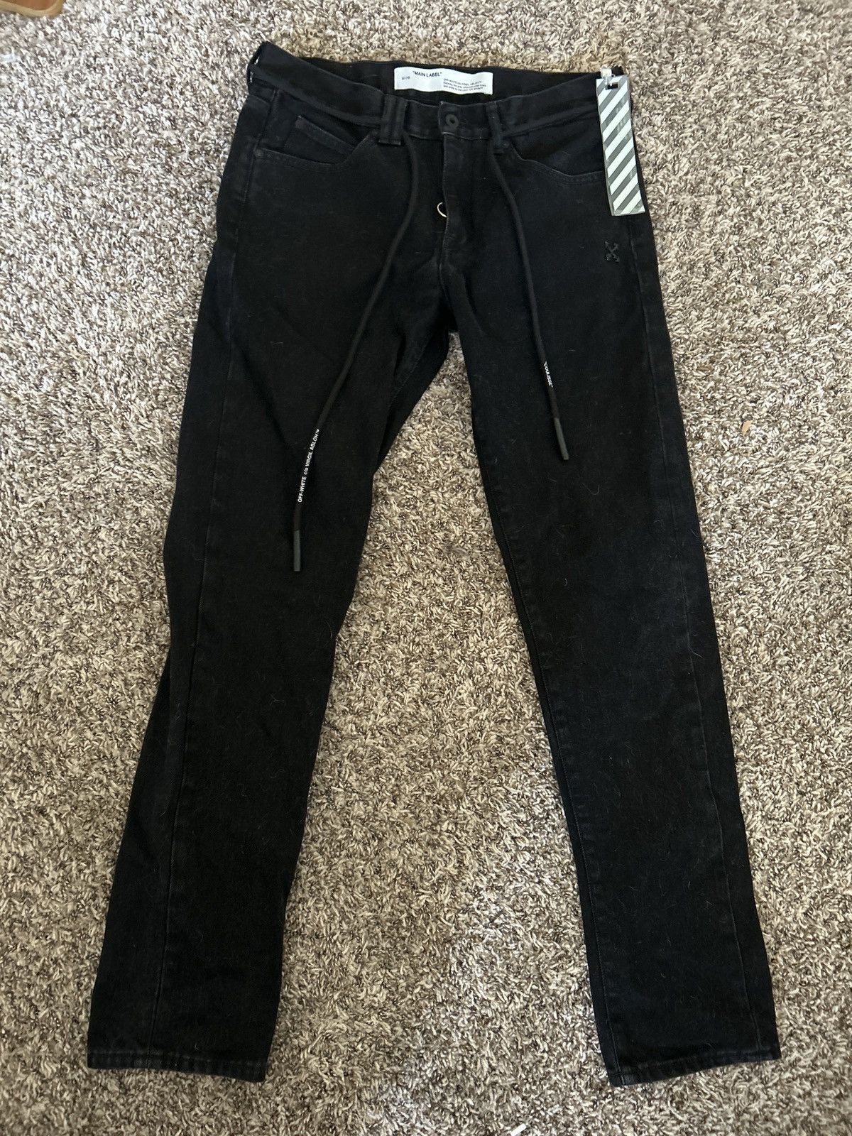 Off-White Canvas Jeans