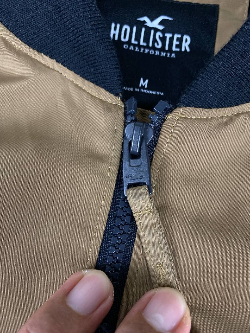 Hollister hollister brown bomber jacket nice design Size US M / EU 48-50 / 2 - 10 Thumbnail
