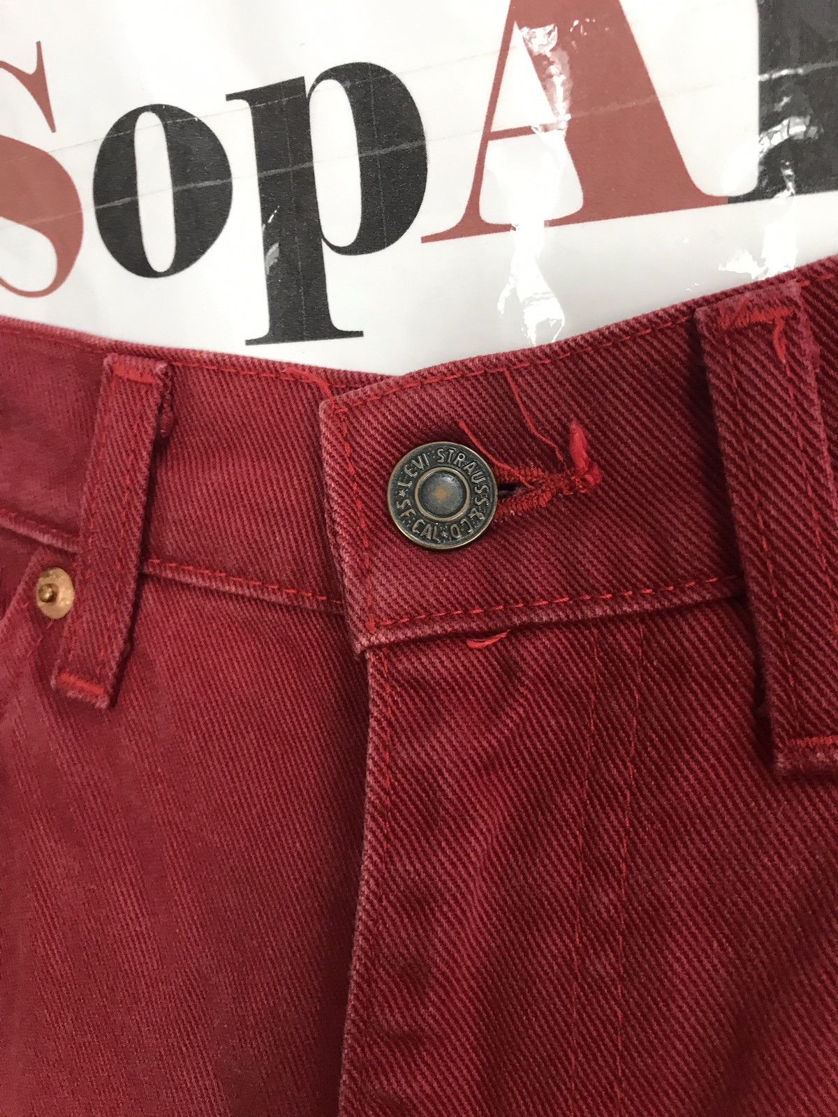 Japanese Brand × Levi's × Levi's Vintage Clothing Vintage Levi’s Red Colour Denim Jeans style Size US 30 / EU 46 - 5 Thumbnail