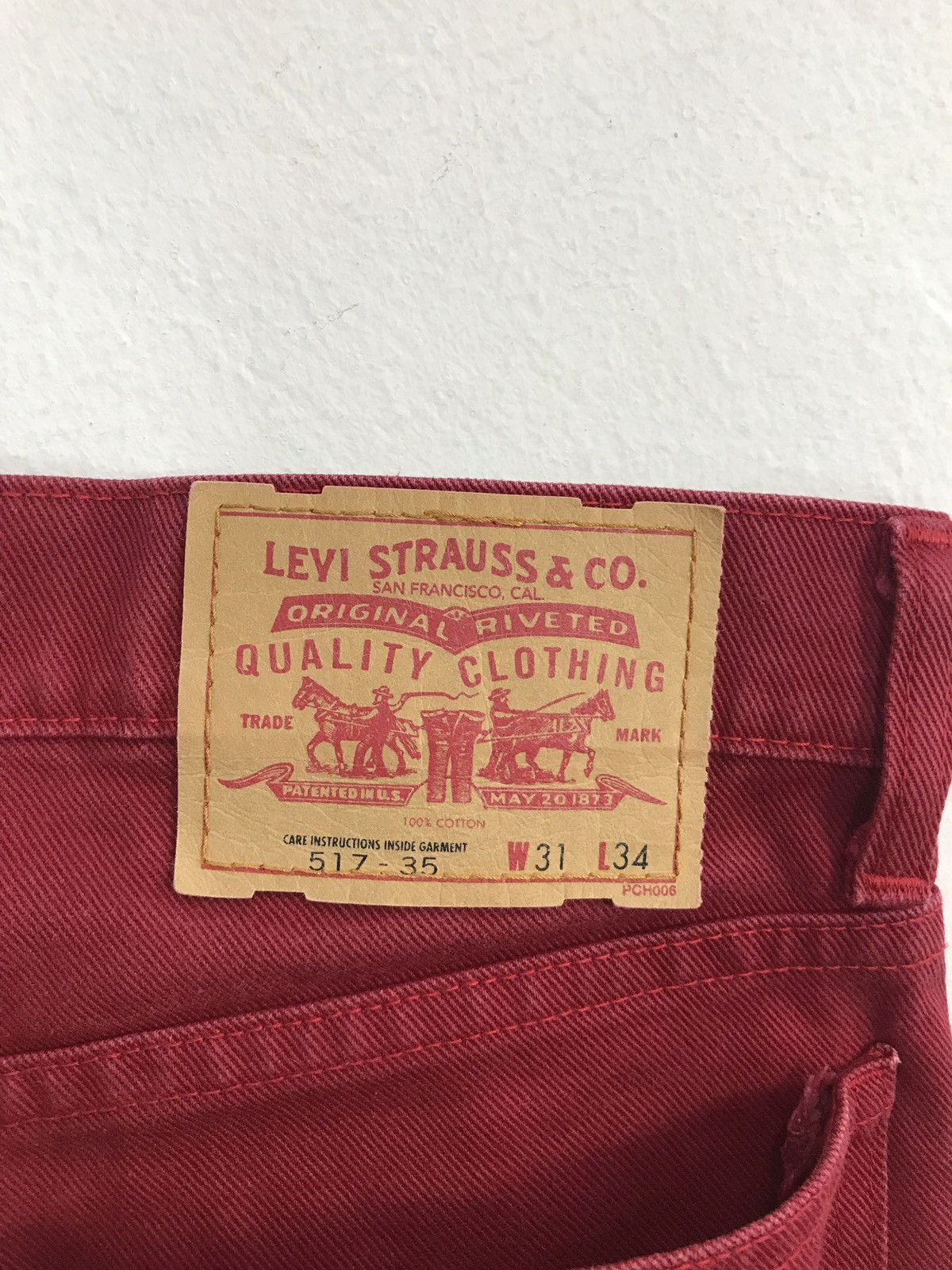 Japanese Brand × Levi's × Levi's Vintage Clothing Vintage Levi’s Red Colour Denim Jeans style Size US 30 / EU 46 - 11 Thumbnail