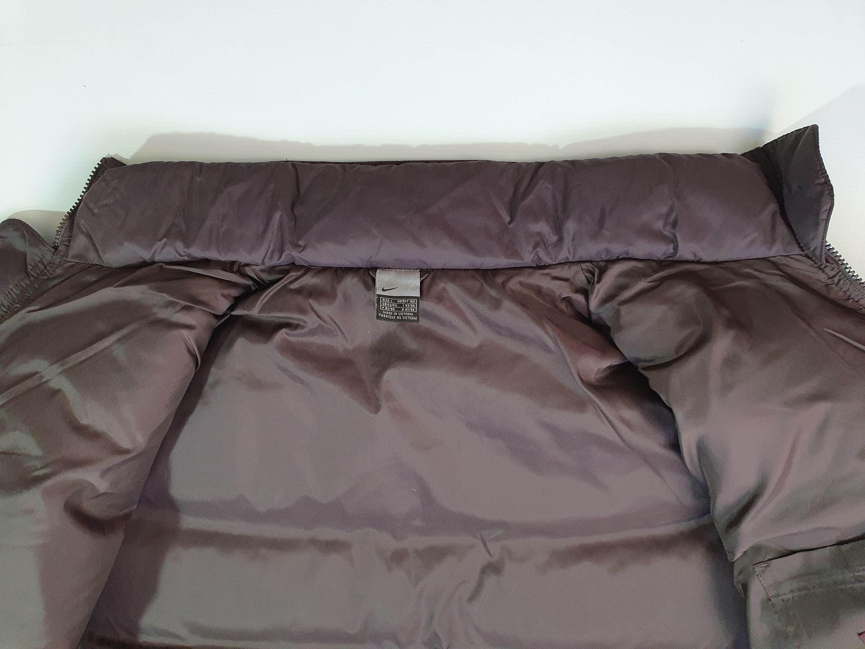 Nike × Vintage 90s Rare NIKE Haze Purple Down Vintage Jacket Size US L / EU 52-54 / 3 - 10 Thumbnail