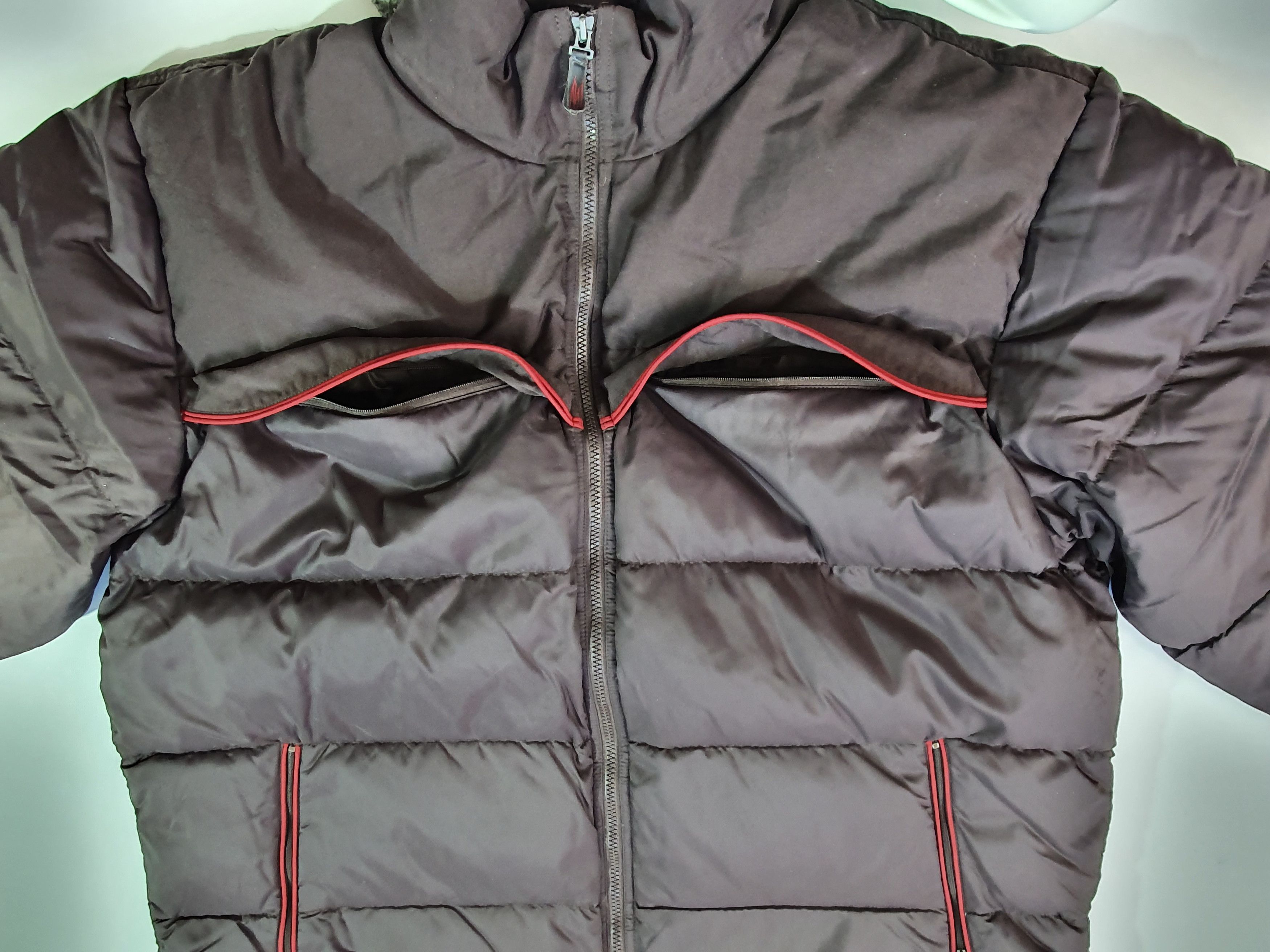 Nike × Vintage 90s Rare NIKE Haze Purple Down Vintage Jacket Size US L / EU 52-54 / 3 - 8 Thumbnail
