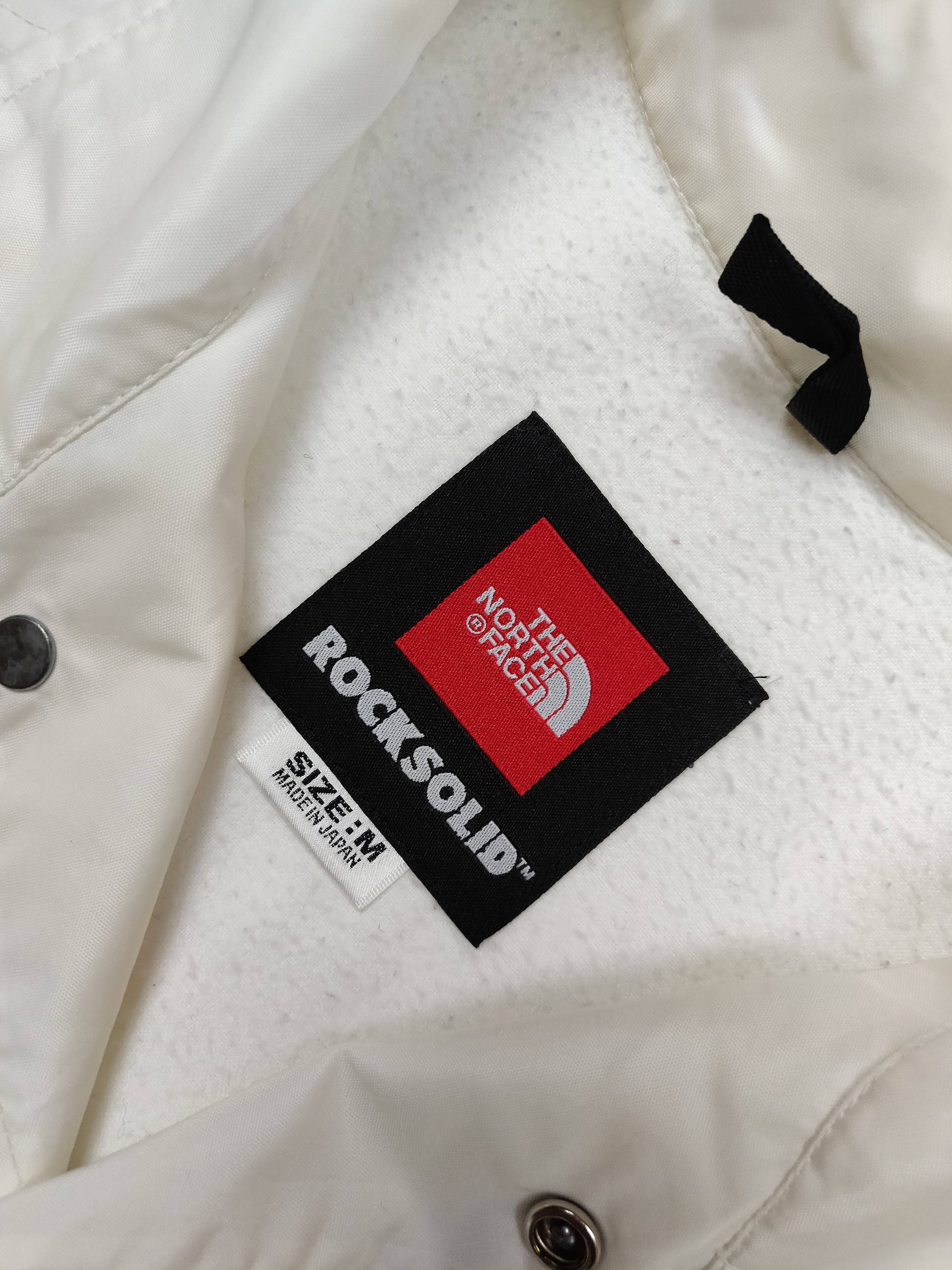 The North Face The North Face Rock Solid White Coach Jacket Outerwear Size US M / EU 48-50 / 2 - 5 Thumbnail