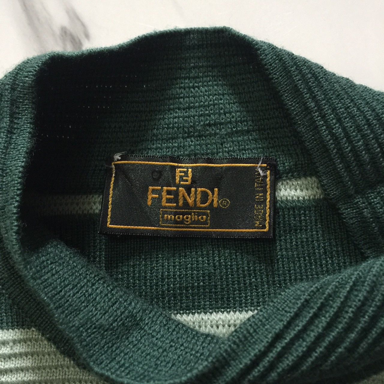 Fendi fendi vintage striped knitted sweater Size US S / EU 44-46 / 1 - 2 Thumbnail