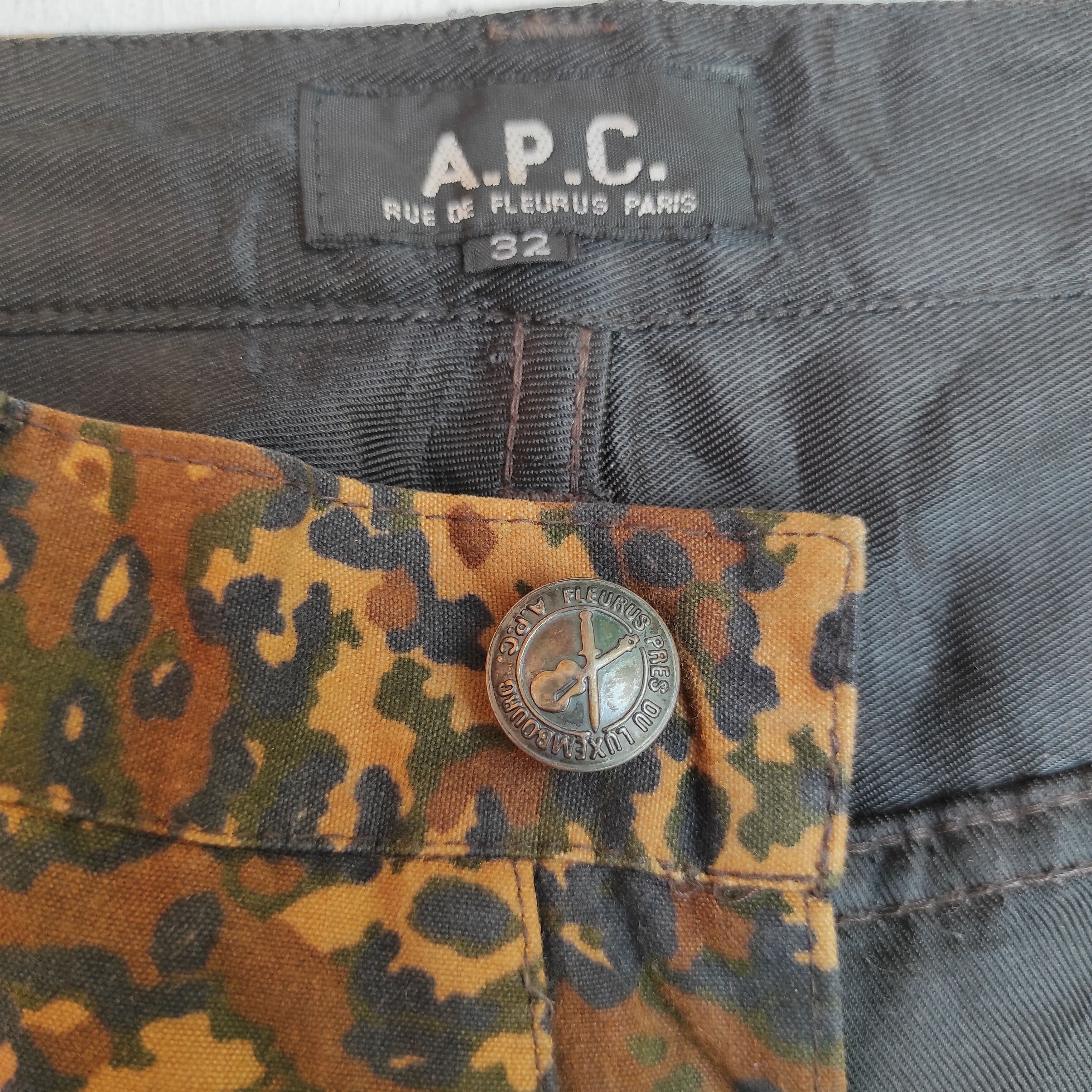 A.P.C. A.P.C Leopard Pants Wax Cotton Nice Design Size US 28 / EU 44 - 7 Thumbnail