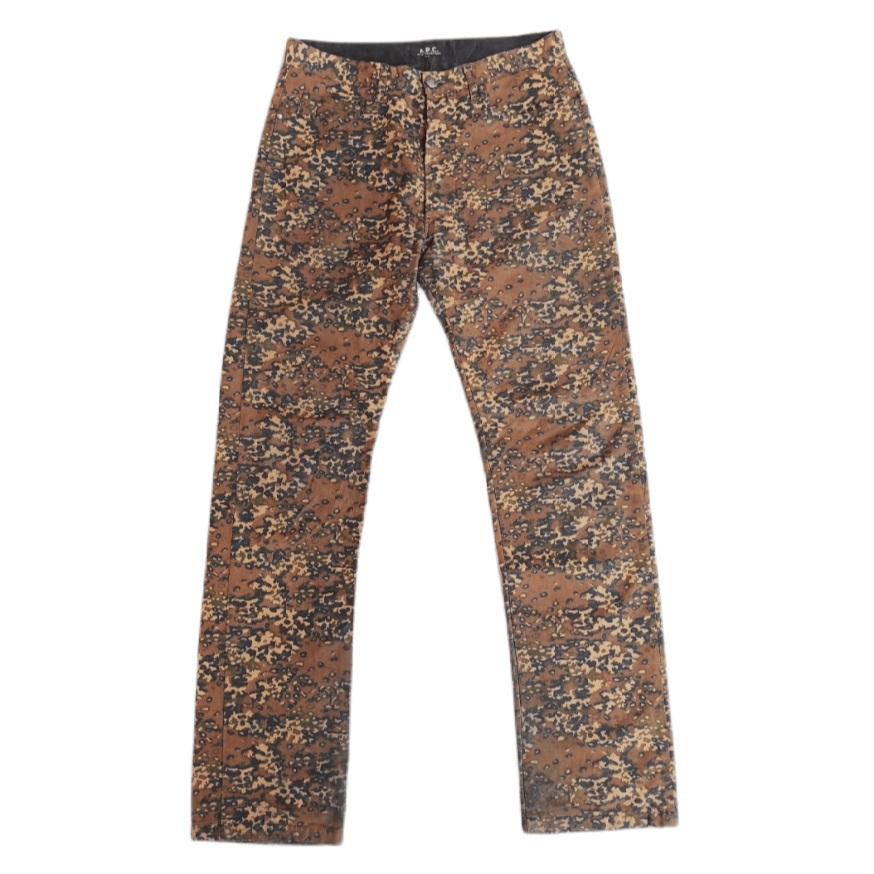 A.P.C. A.P.C Leopard Pants Wax Cotton Nice Design Size US 28 / EU 44 - 2 Thumbnail