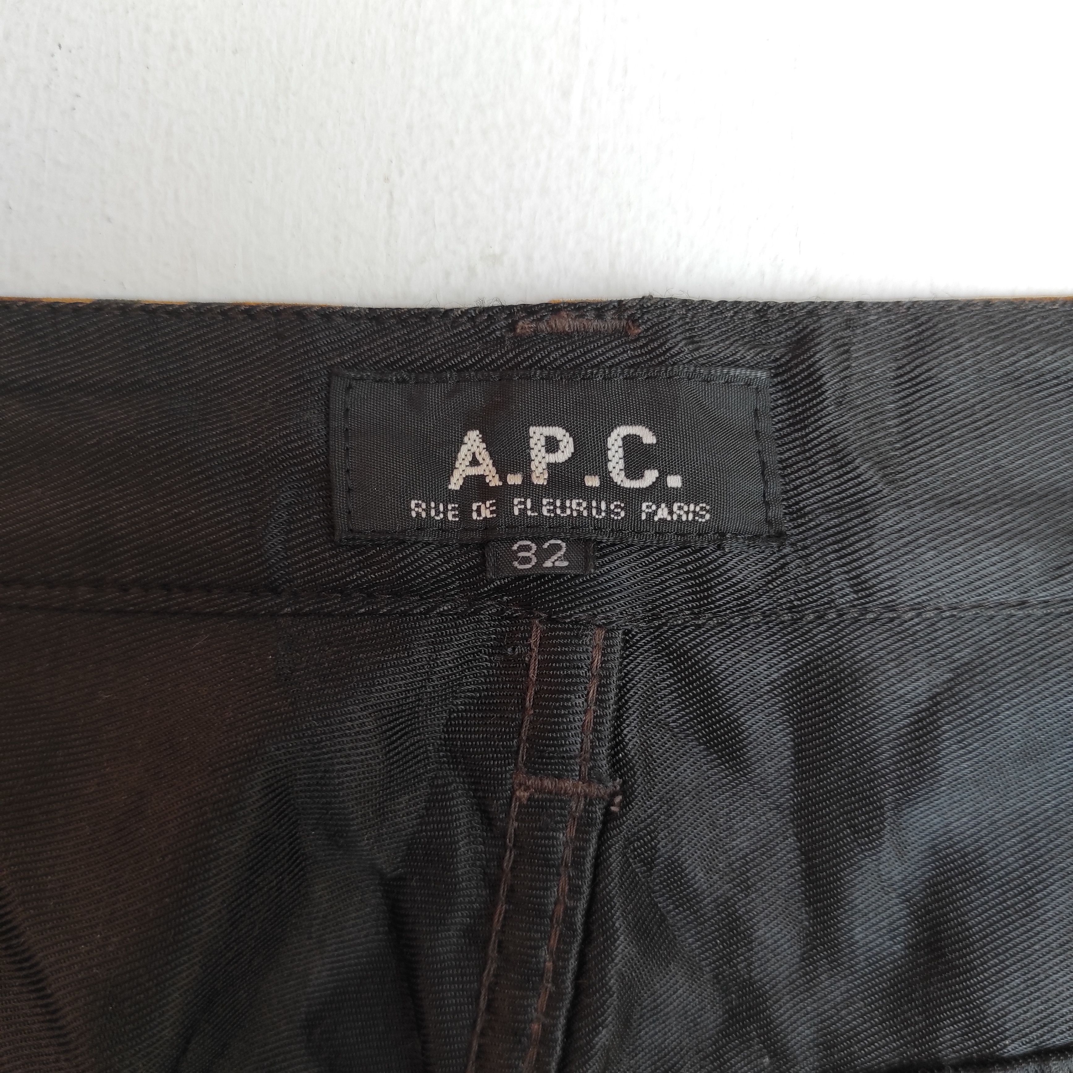 A.P.C. A.P.C Leopard Pants Wax Cotton Nice Design Size US 28 / EU 44 - 8 Thumbnail