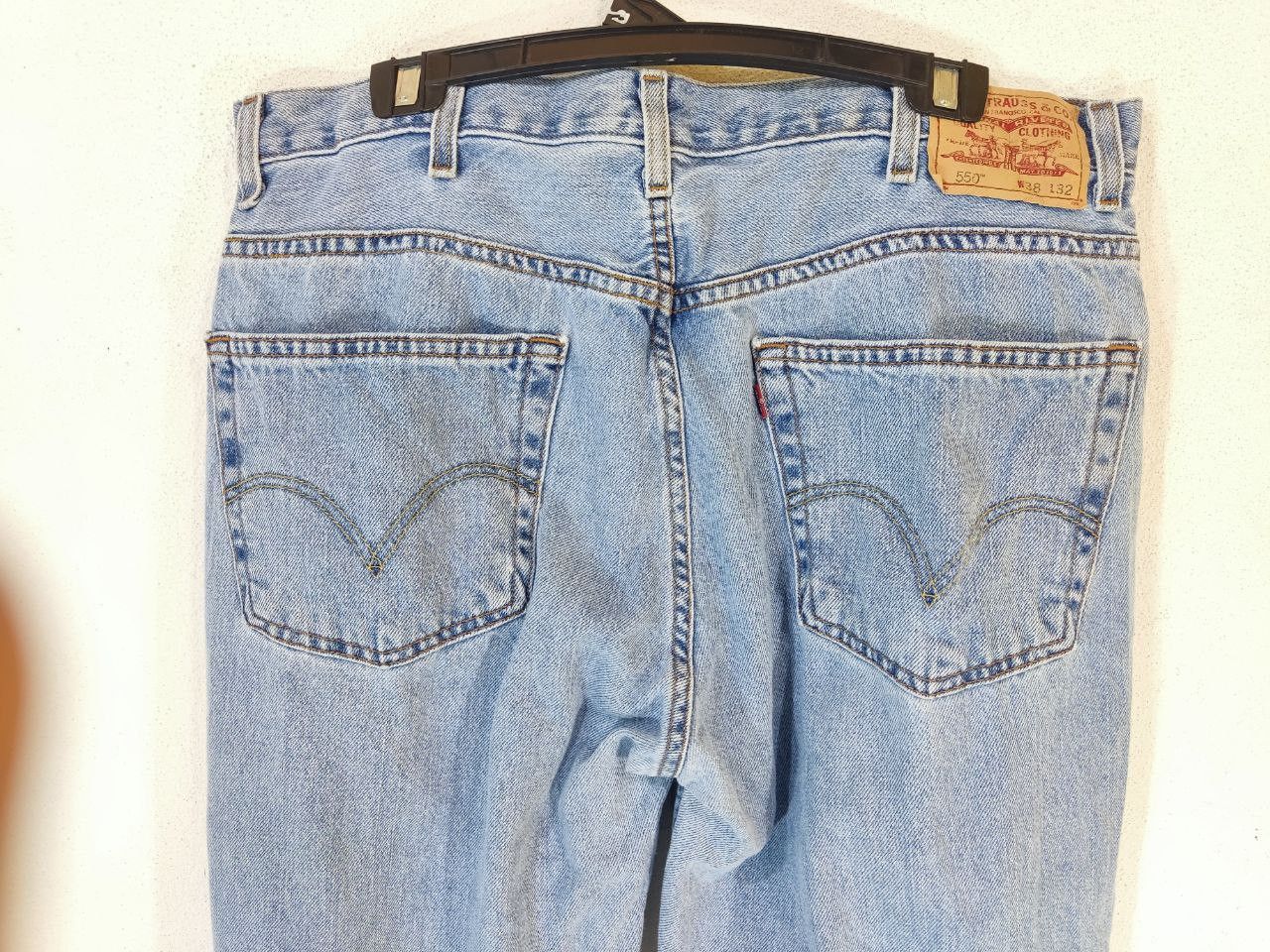 Levi's vintage levis 550 relaxed fit denim Size US 38 / EU 54 - 12 Thumbnail