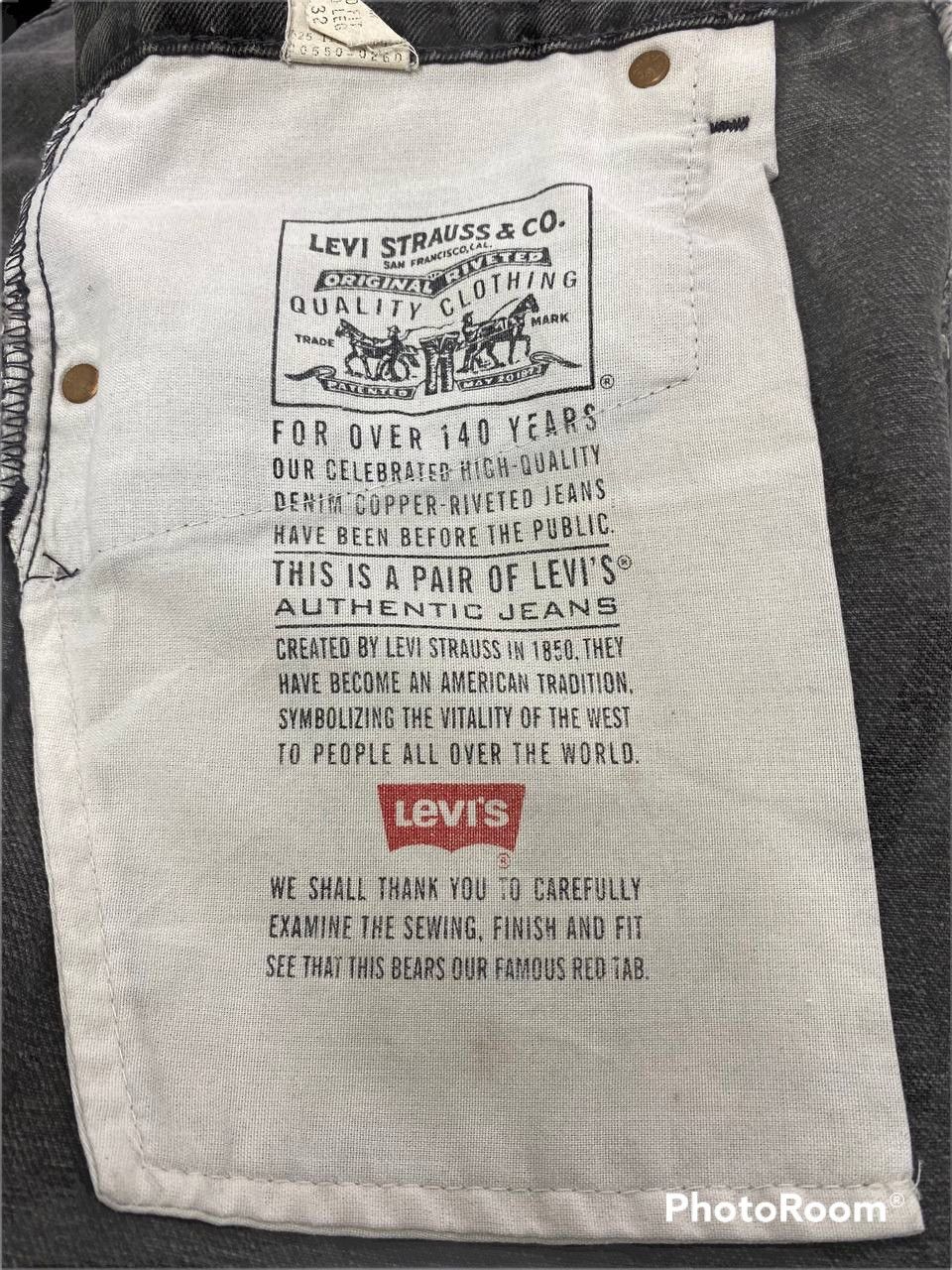 Levi's Vintage levis 550 super black made in usa Size US 36 / EU 52 - 11 Thumbnail