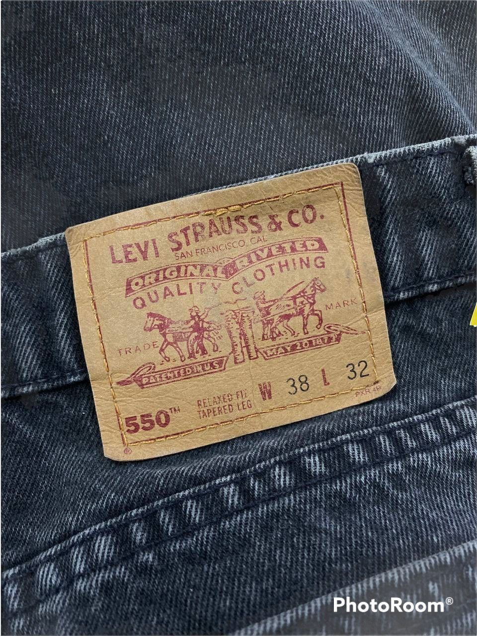 Levi's Vintage levis 550 super black made in usa Size US 36 / EU 52 - 9 Thumbnail