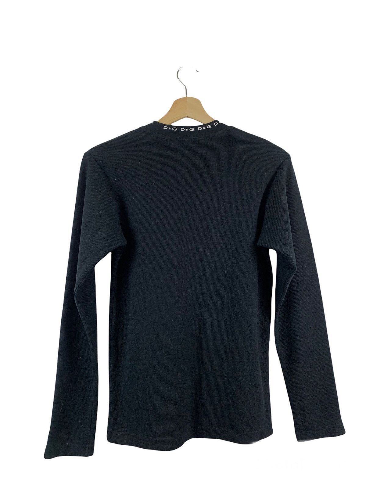 Dolce & Gabbana DOLCE & GABBANA FITTED BLACK SHIRT Size US S / EU 44-46 / 1 - 5 Thumbnail