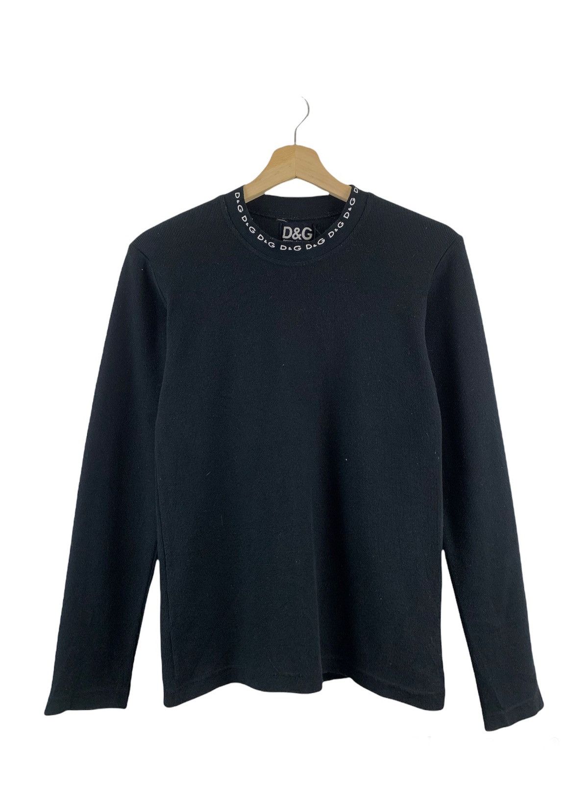 Dolce & Gabbana DOLCE & GABBANA FITTED BLACK SHIRT Size US S / EU 44-46 / 1 - 1 Thumbnail