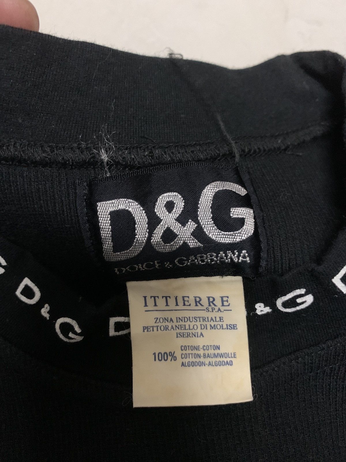 Dolce & Gabbana DOLCE & GABBANA FITTED BLACK SHIRT Size US S / EU 44-46 / 1 - 8 Thumbnail