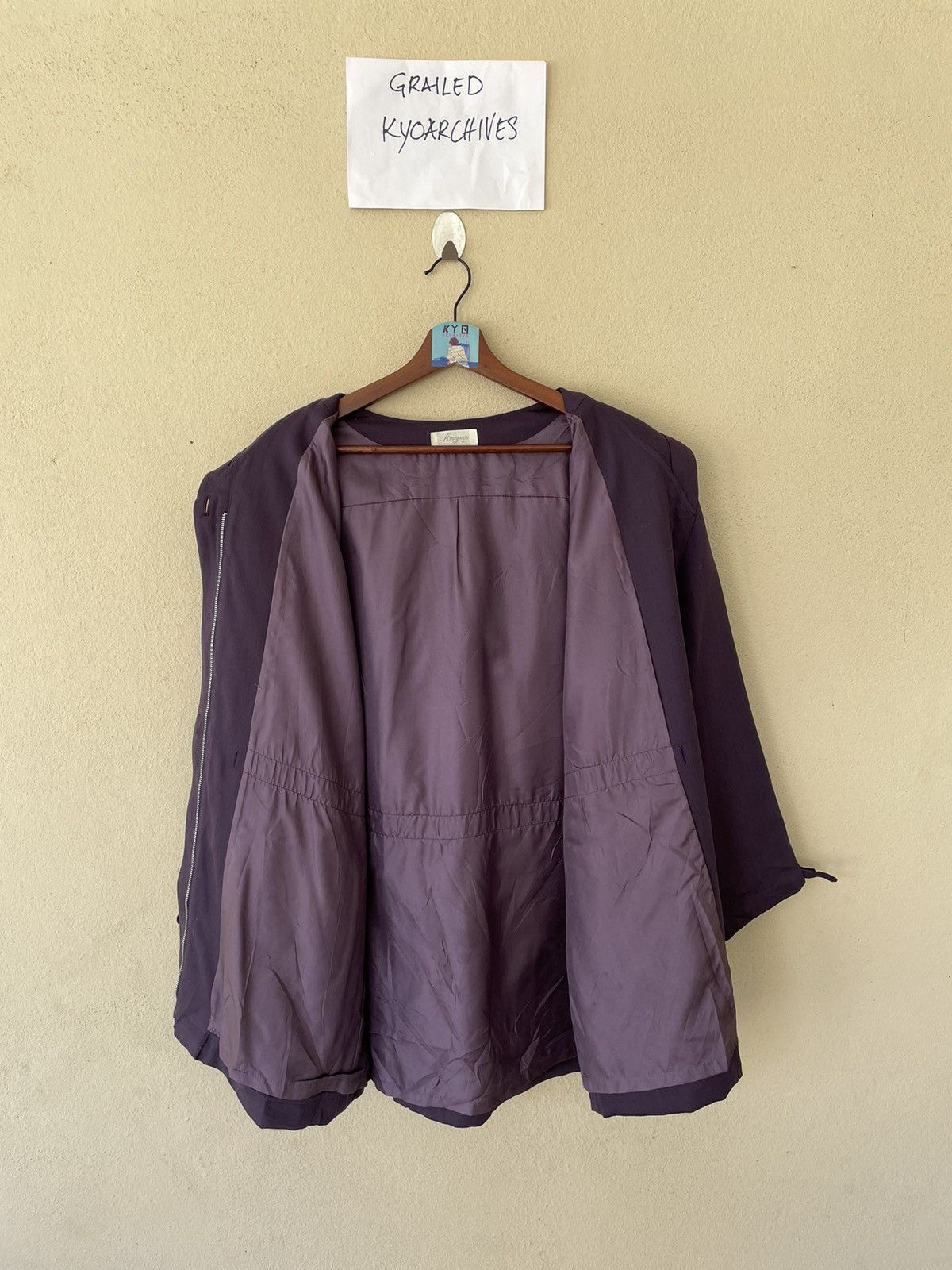 Vintage VINTAGE AMIGNON PURPLE JACKET Size US L / EU 52-54 / 3 - 6 Thumbnail