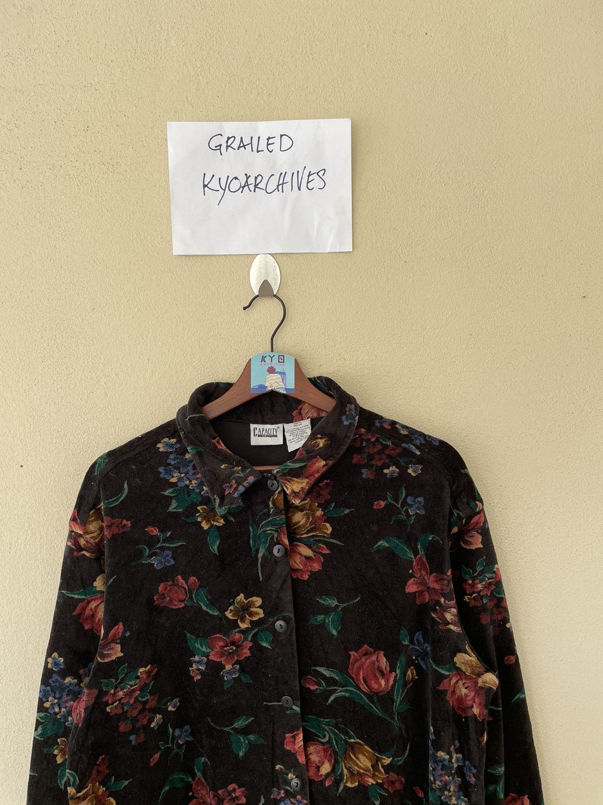 Vintage VINTAGE CAPACITY FLORAL SHIRT Size US M / EU 48-50 / 2 - 3 Thumbnail