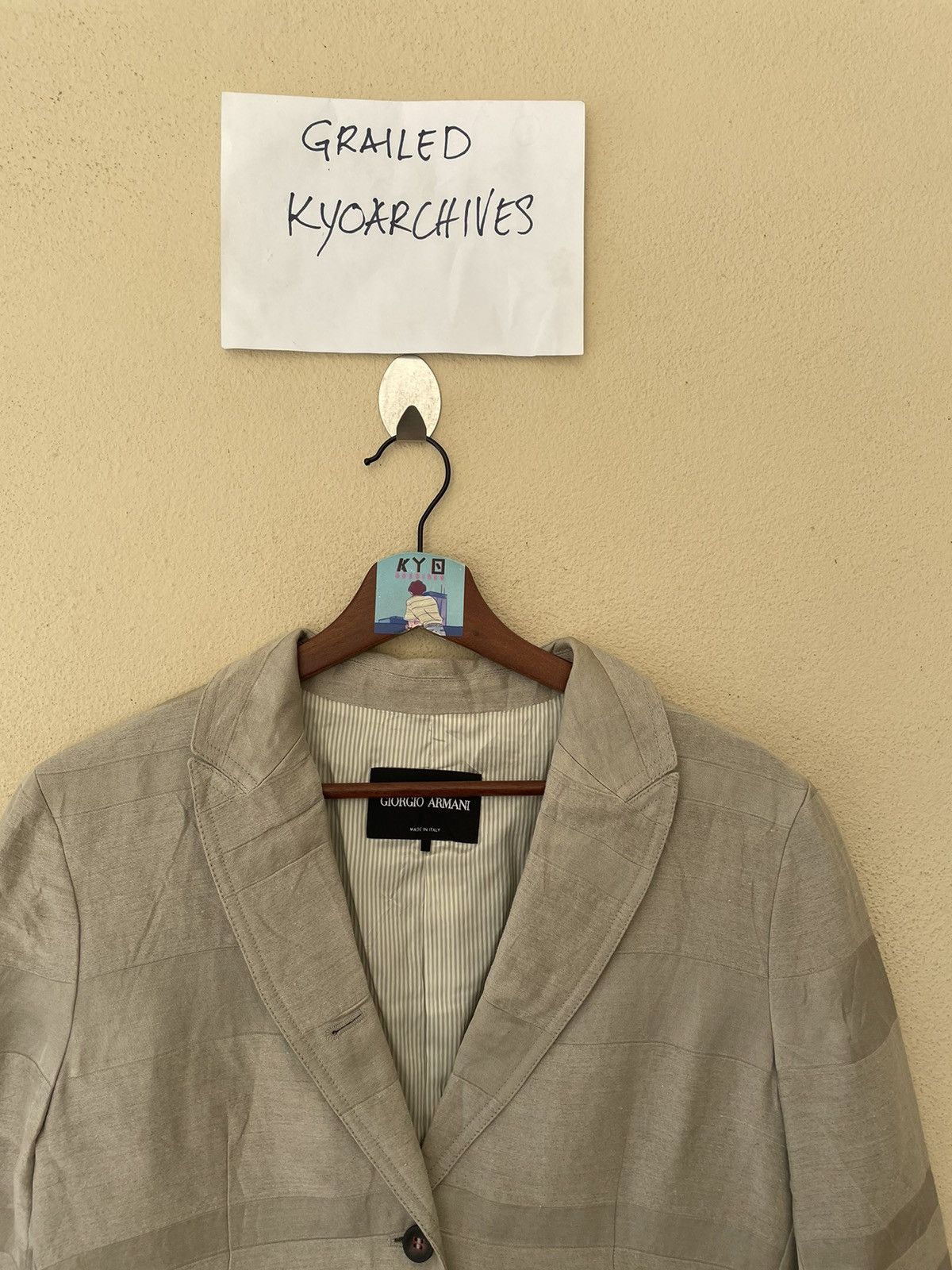 Giorgio Armani GIORGIO ARMANI JACKET/BLAZER Size US M / EU 48-50 / 2 - 3 Thumbnail