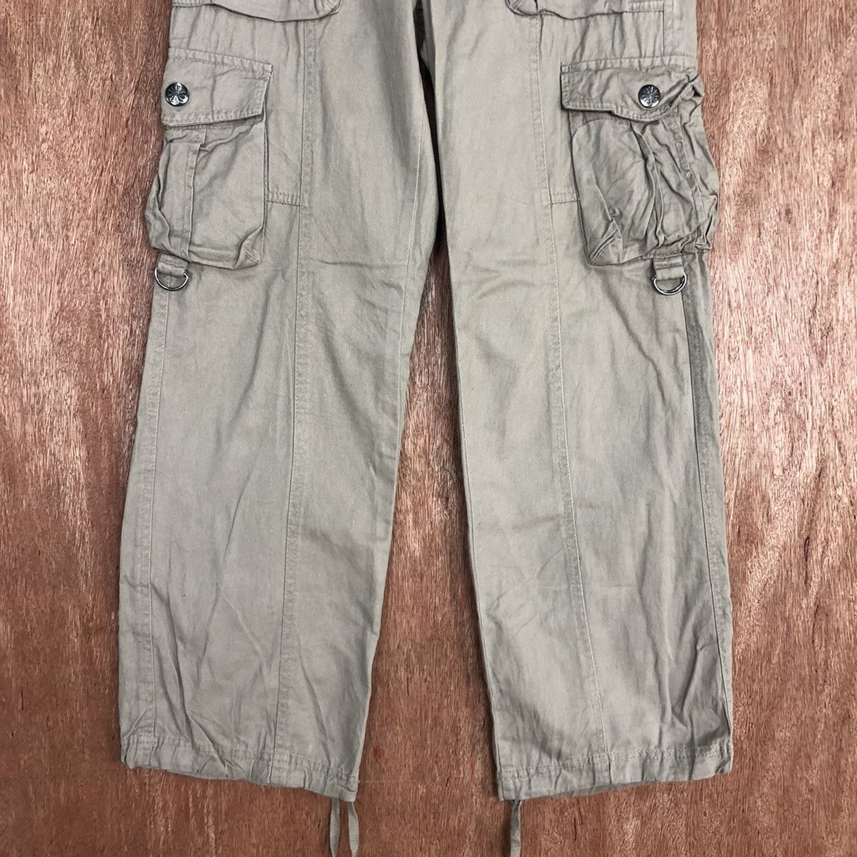 Japanese Brand DLL Japan Brown Multipocket Tactical Cargo Pants #2642 Size US 28 / EU 44 - 3 Thumbnail