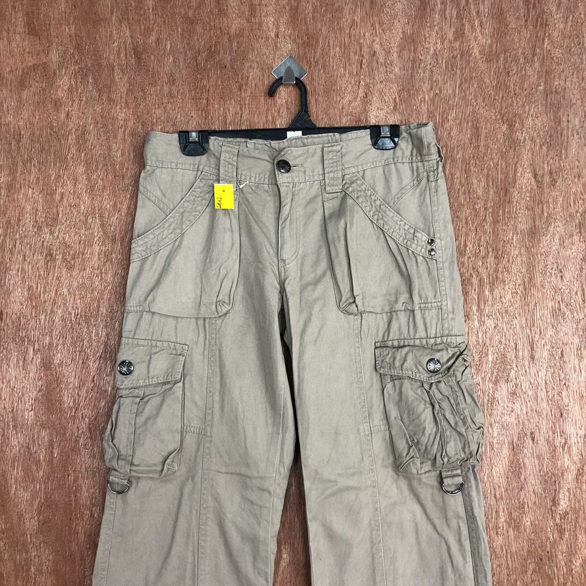 Japanese Brand DLL Japan Brown Multipocket Tactical Cargo Pants #2642 Size US 28 / EU 44 - 2 Thumbnail