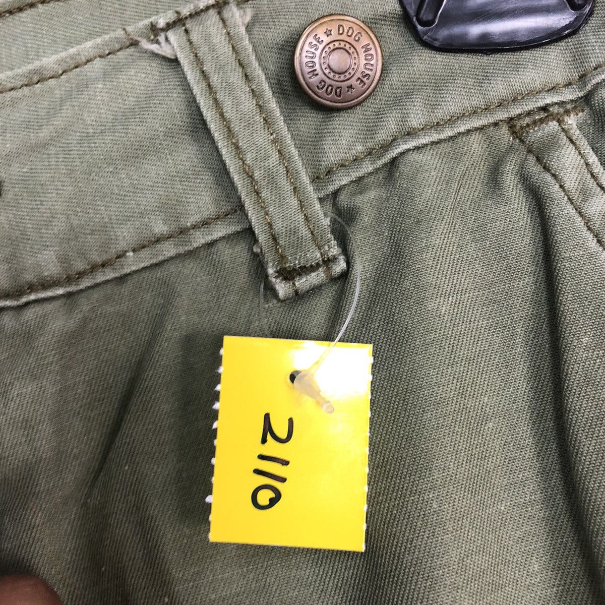 Japanese Brand DLL Dog House Green Multipocket Cargo Pants #2110 Size US 29 - 7 Thumbnail