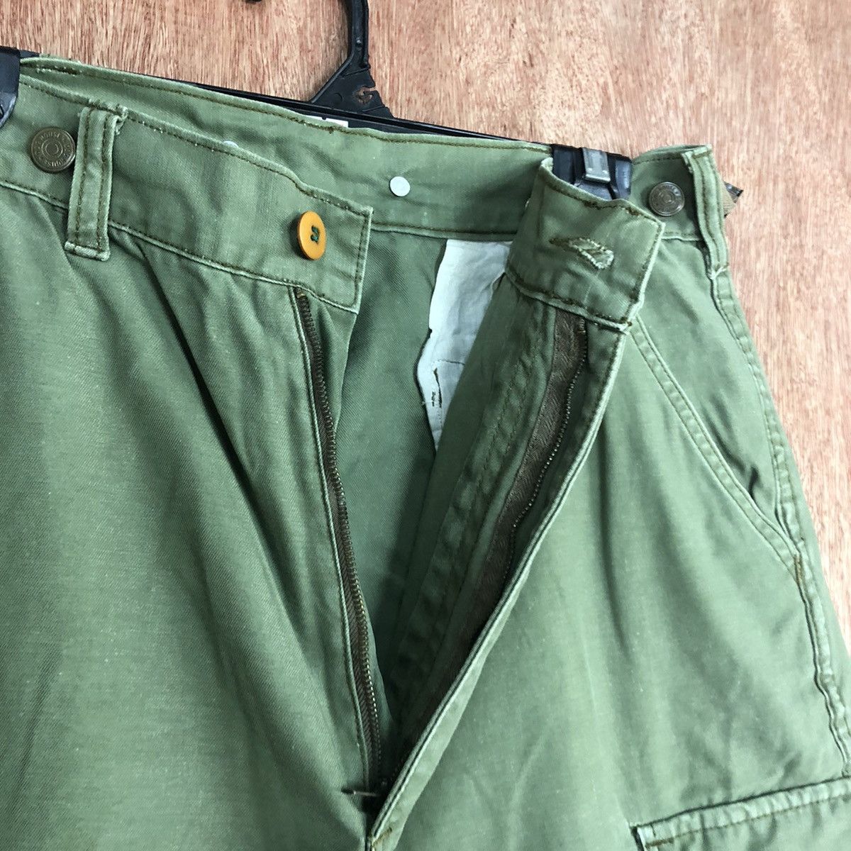 Japanese Brand DLL Dog House Green Multipocket Cargo Pants #2110 Size US 29 - 8 Thumbnail