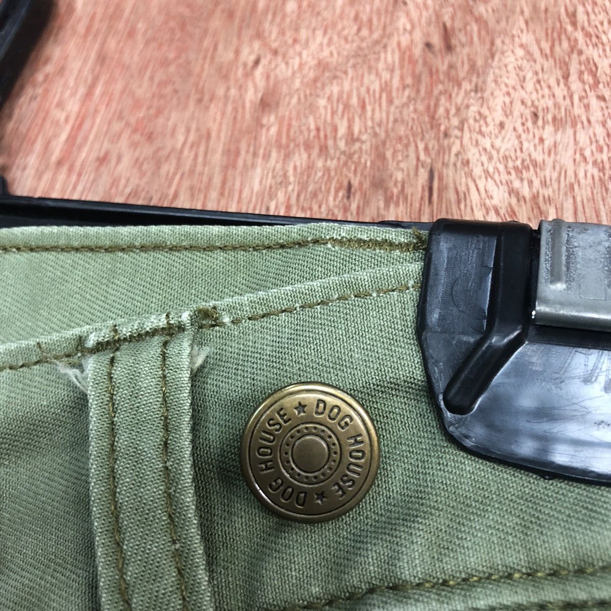 Japanese Brand DLL Dog House Green Multipocket Cargo Pants #2110 Size US 29 - 9 Thumbnail