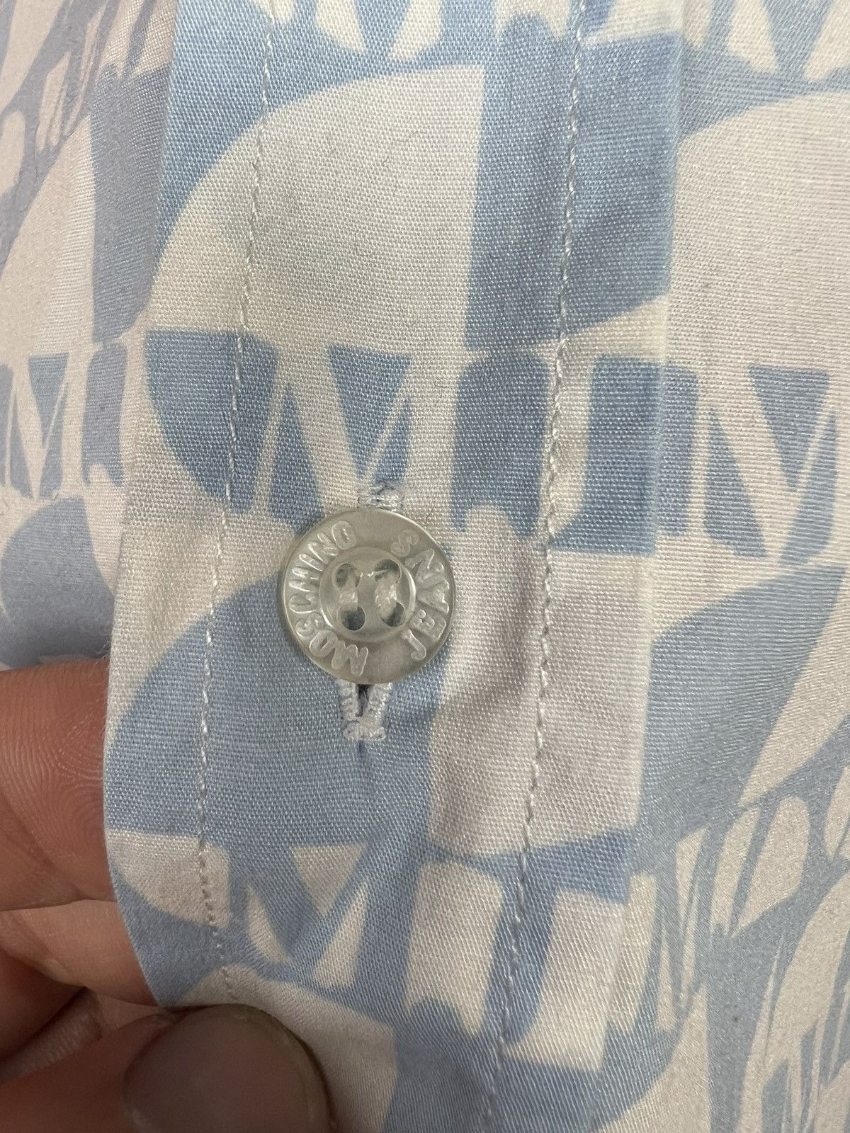 Moschino Moschino jeans shirt button ups monogram vintage rare Size US L / EU 52-54 / 3 - 5 Thumbnail