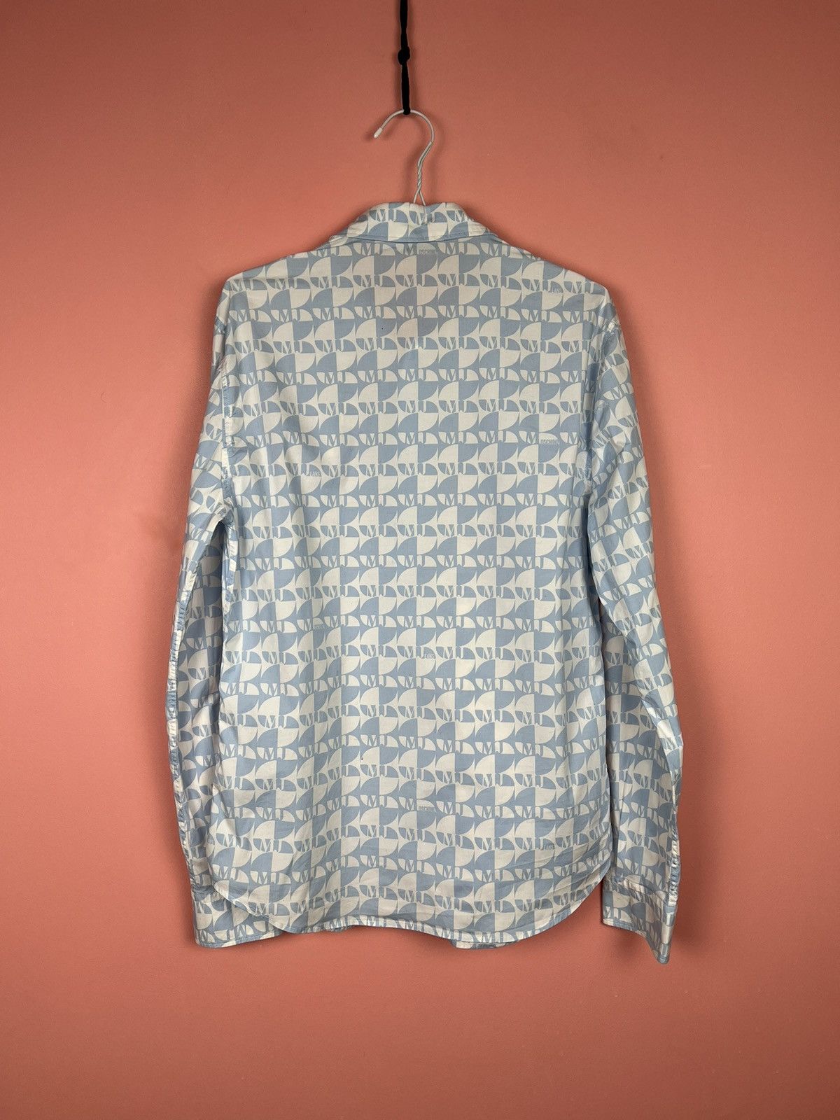 Moschino Moschino jeans shirt button ups monogram vintage rare Size US L / EU 52-54 / 3 - 8 Thumbnail