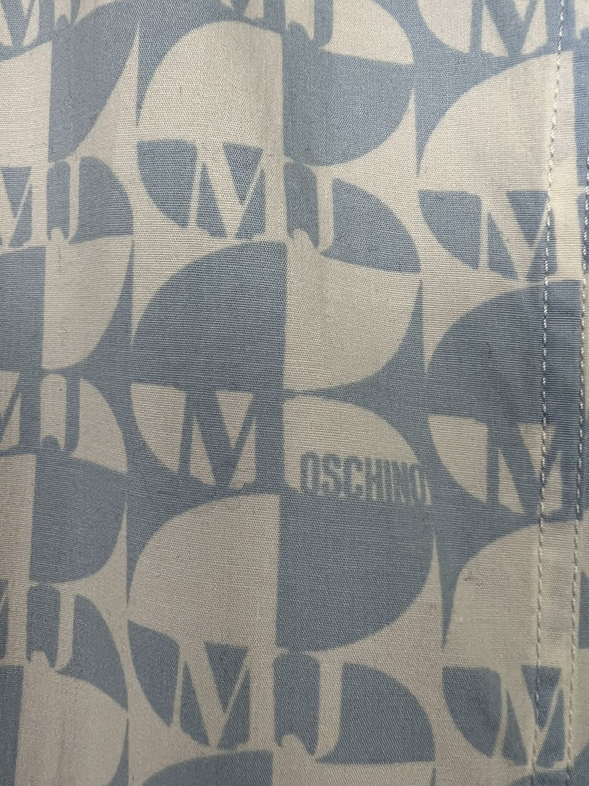 Moschino Moschino jeans shirt button ups monogram vintage rare Size US L / EU 52-54 / 3 - 7 Thumbnail