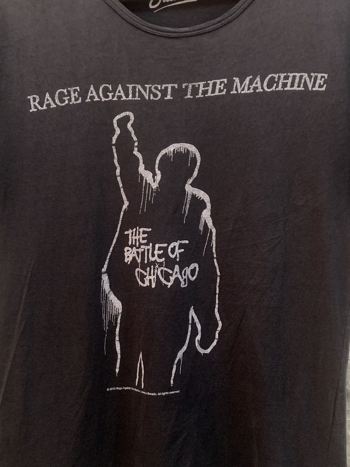 Band Tees Vintage 2010 Rage Against The Machine faded black tees Size US S / EU 44-46 / 1 - 5 Thumbnail