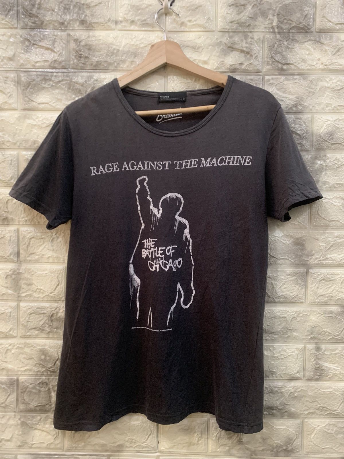 Band Tees Vintage 2010 Rage Against The Machine faded black tees Size US S / EU 44-46 / 1 - 1 Thumbnail