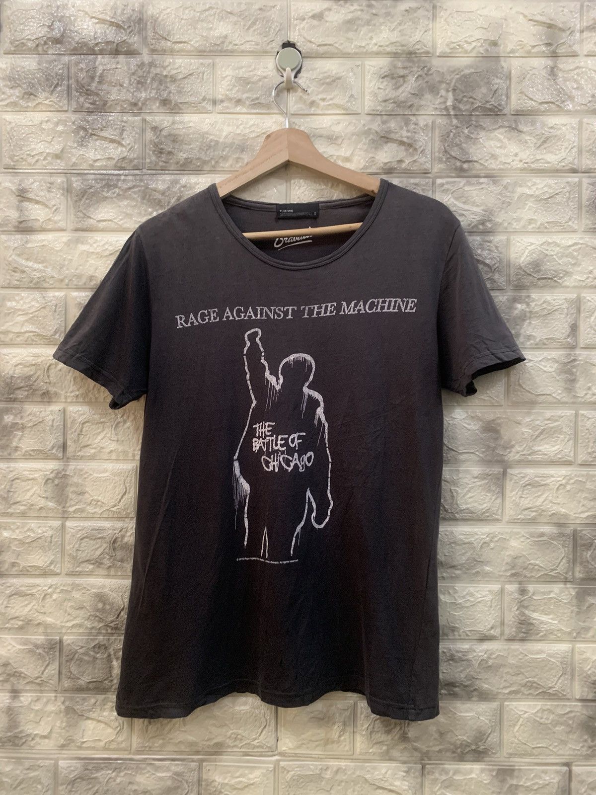 Band Tees Vintage 2010 Rage Against The Machine faded black tees Size US S / EU 44-46 / 1 - 2 Thumbnail