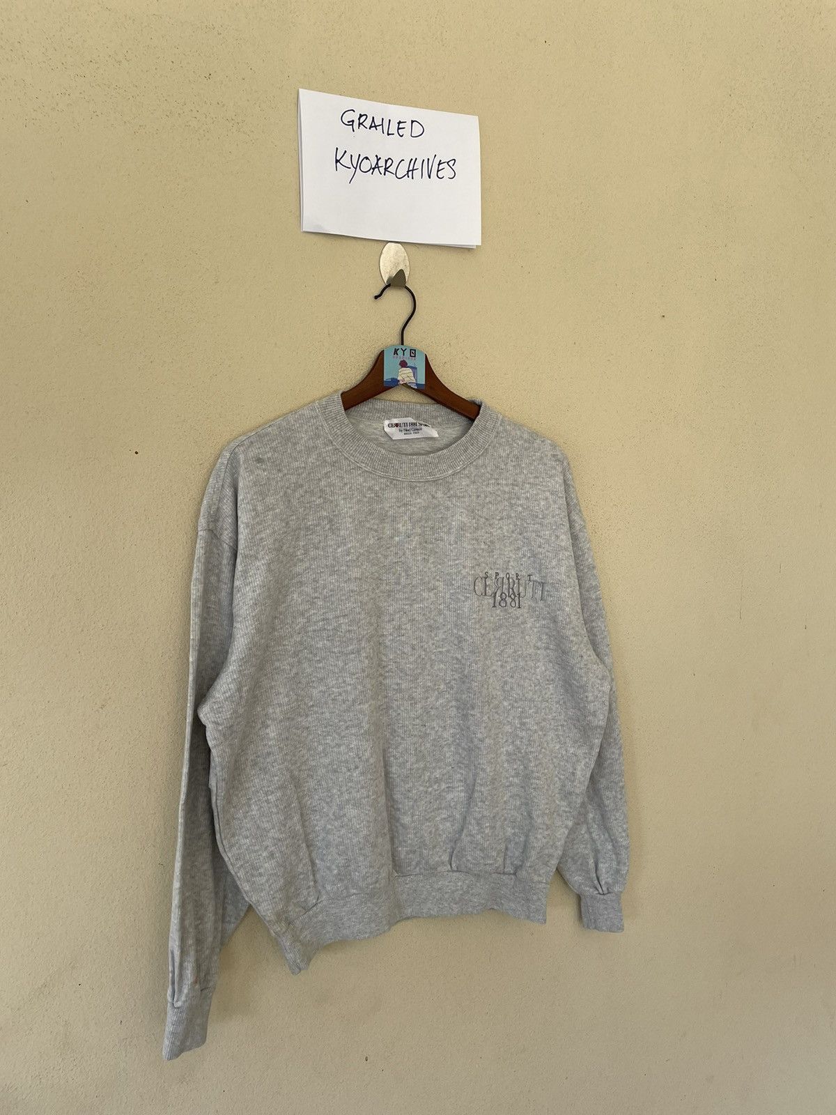 Cerruti 1881 × Vintage CERRUTI SPORTS 1881 SWEATSHIRT Size US M / EU 48-50 / 2 - 2 Thumbnail