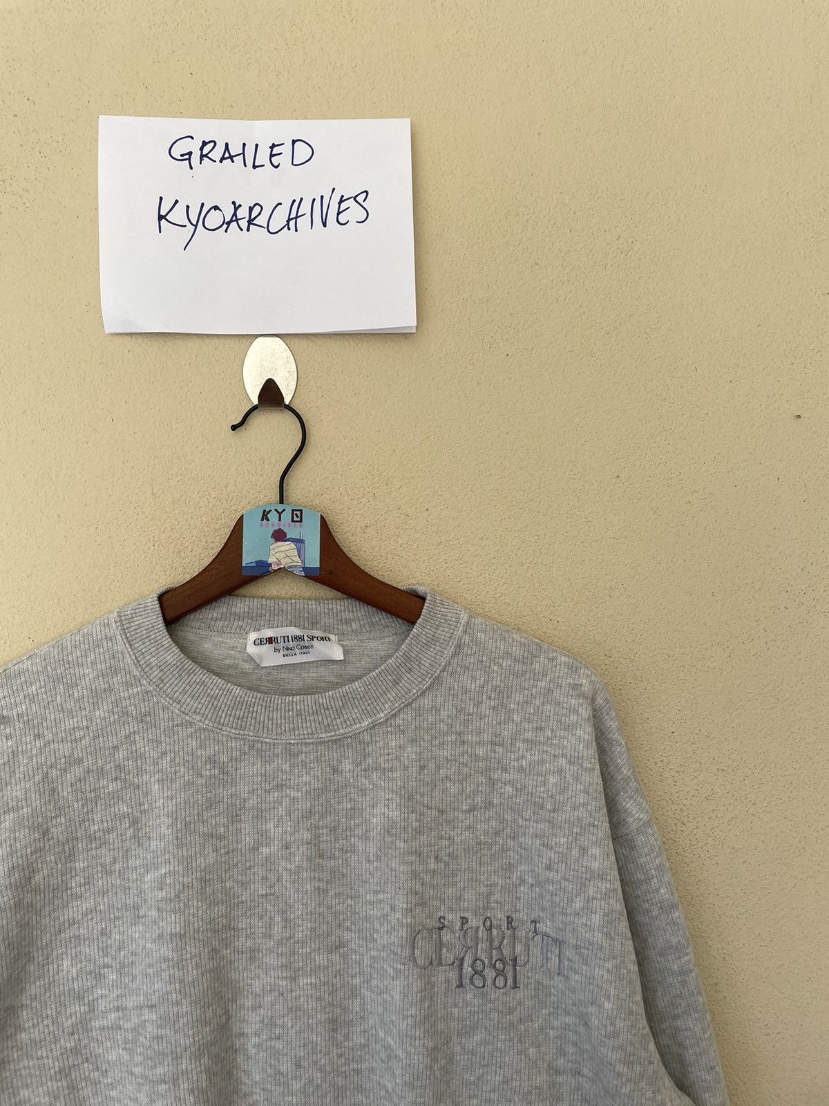 Cerruti 1881 × Vintage CERRUTI SPORTS 1881 SWEATSHIRT Size US M / EU 48-50 / 2 - 3 Thumbnail