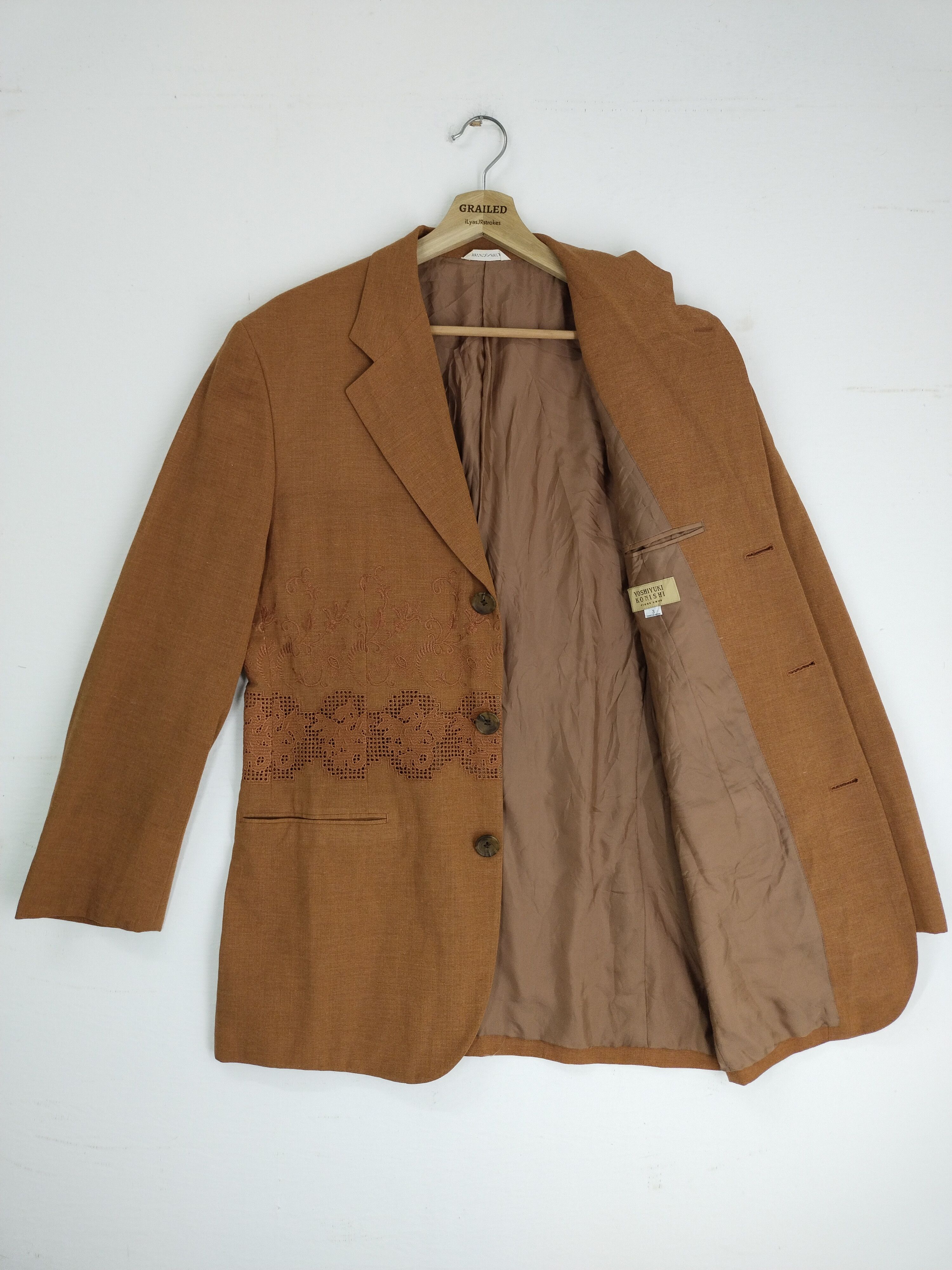 Yoshiyuki Konishi Vintage 80s Yoshiyuki Konishi Inspired Kapital Design Size US M / EU 48-50 / 2 - 2 Thumbnail
