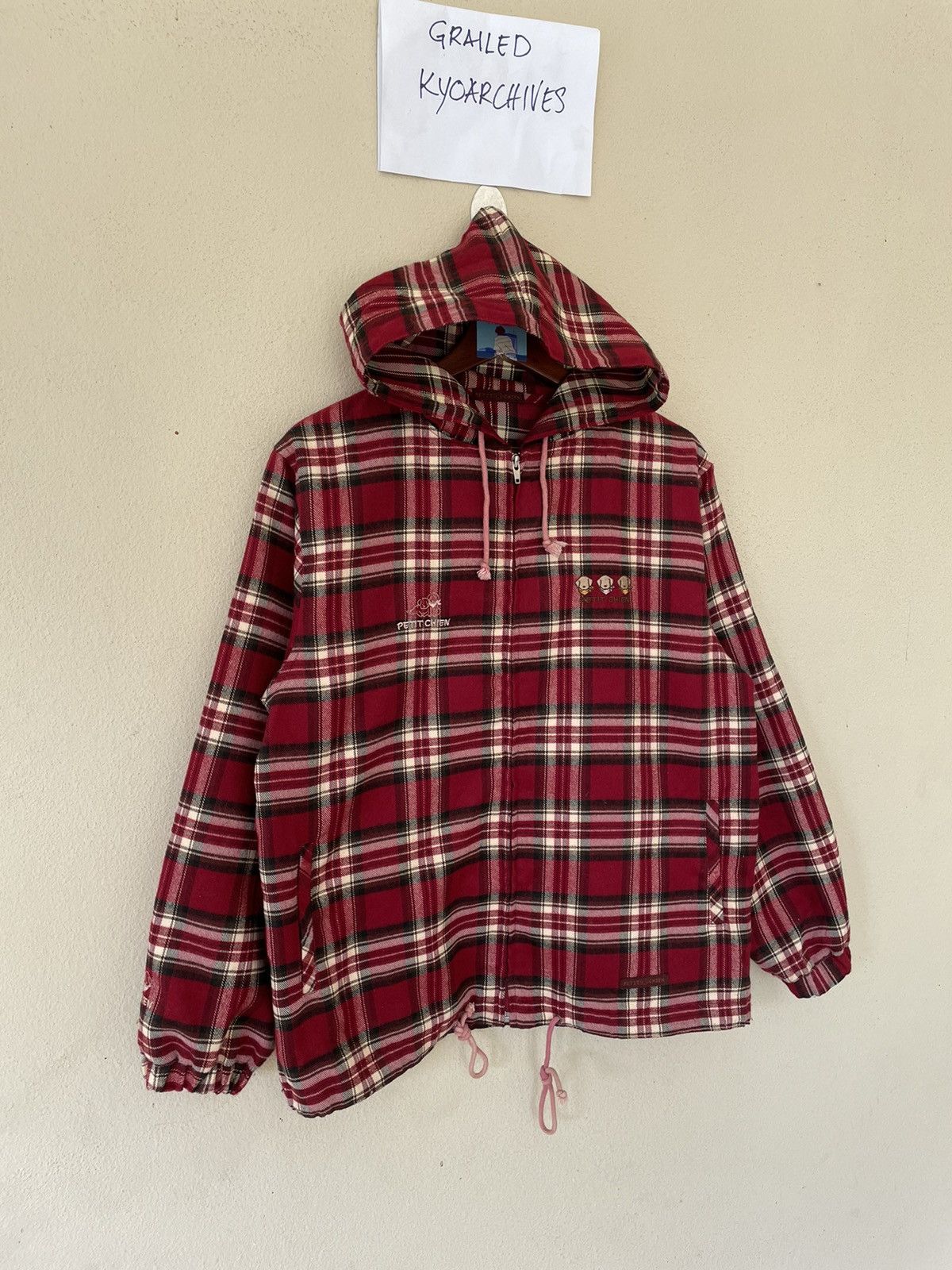 Japanese Brand × Vintage VINTAGE PETIT CHIEN TARTAN JACKET Size US M / EU 48-50 / 2 - 2 Thumbnail