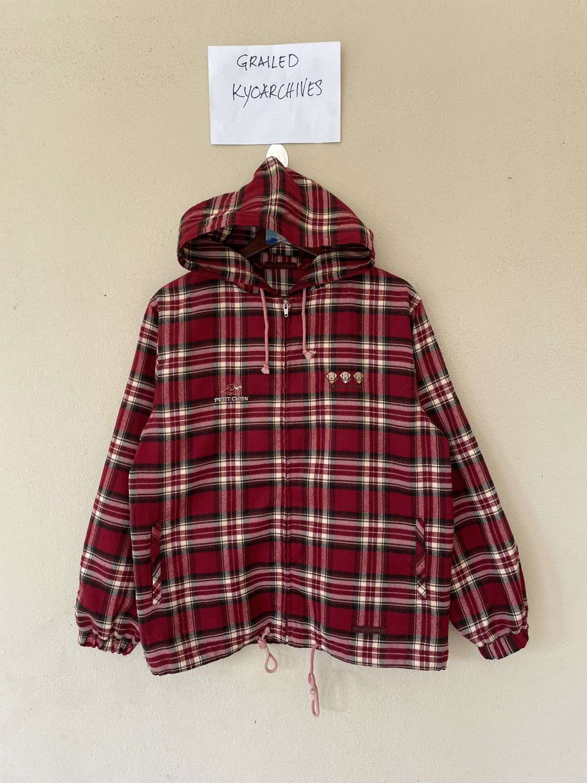 image of Vintage Petit Chien Tartan Jacket in Mix, Men's (Size Medium)