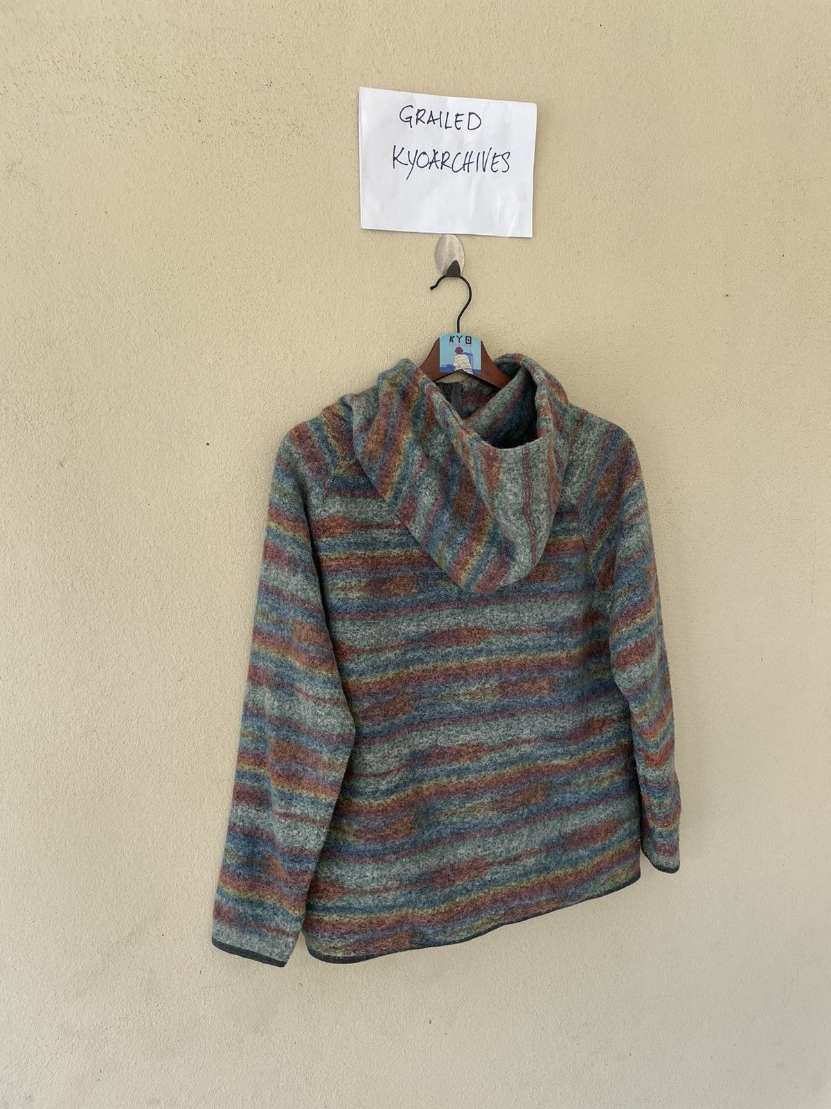 Japanese Brand FRAMES BY RAY CASSINS MULTICOLOUR HOODIE Size US M / EU 48-50 / 2 - 5 Thumbnail