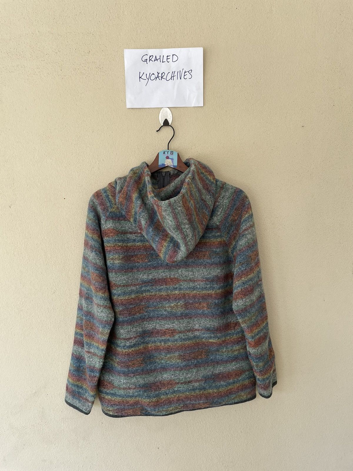 Japanese Brand FRAMES BY RAY CASSINS MULTICOLOUR HOODIE Size US M / EU 48-50 / 2 - 4 Thumbnail